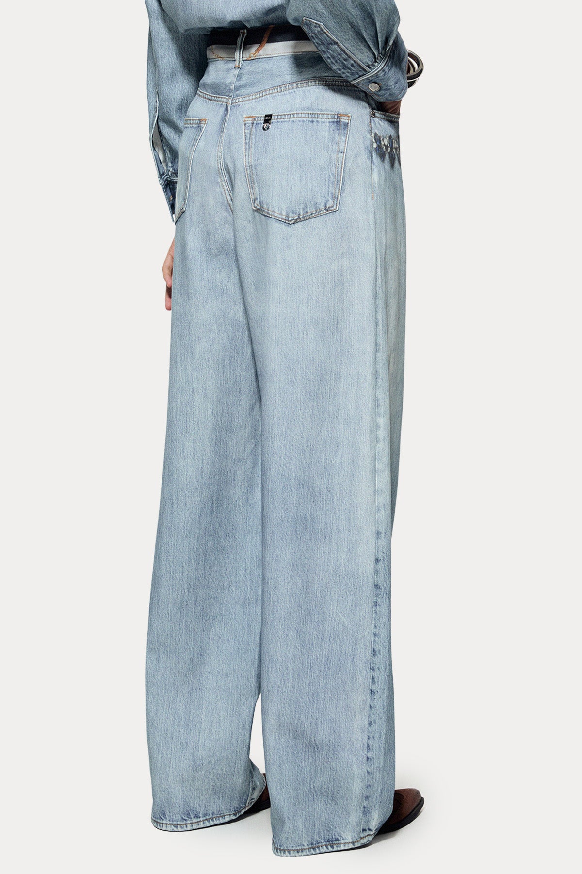 Liu Jo Wide Leg Fit Yıkamalı Jeans