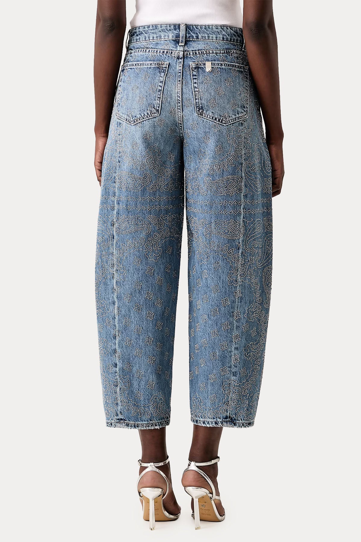 Liu Jo Balloon Fit Yüksek Bel Yıkamalı Jeans