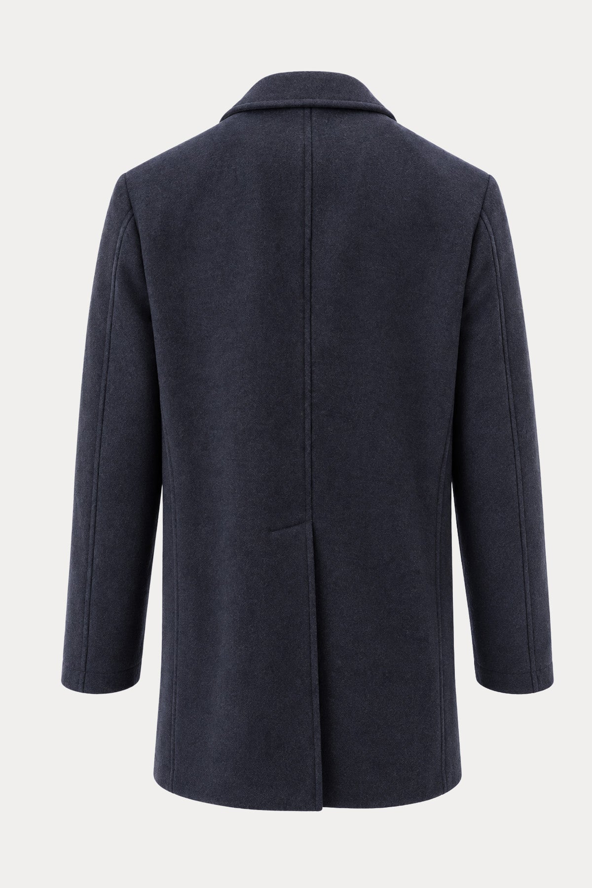 The Gigi Yuman Relaxed Fit Kruvaze Yün Kaban