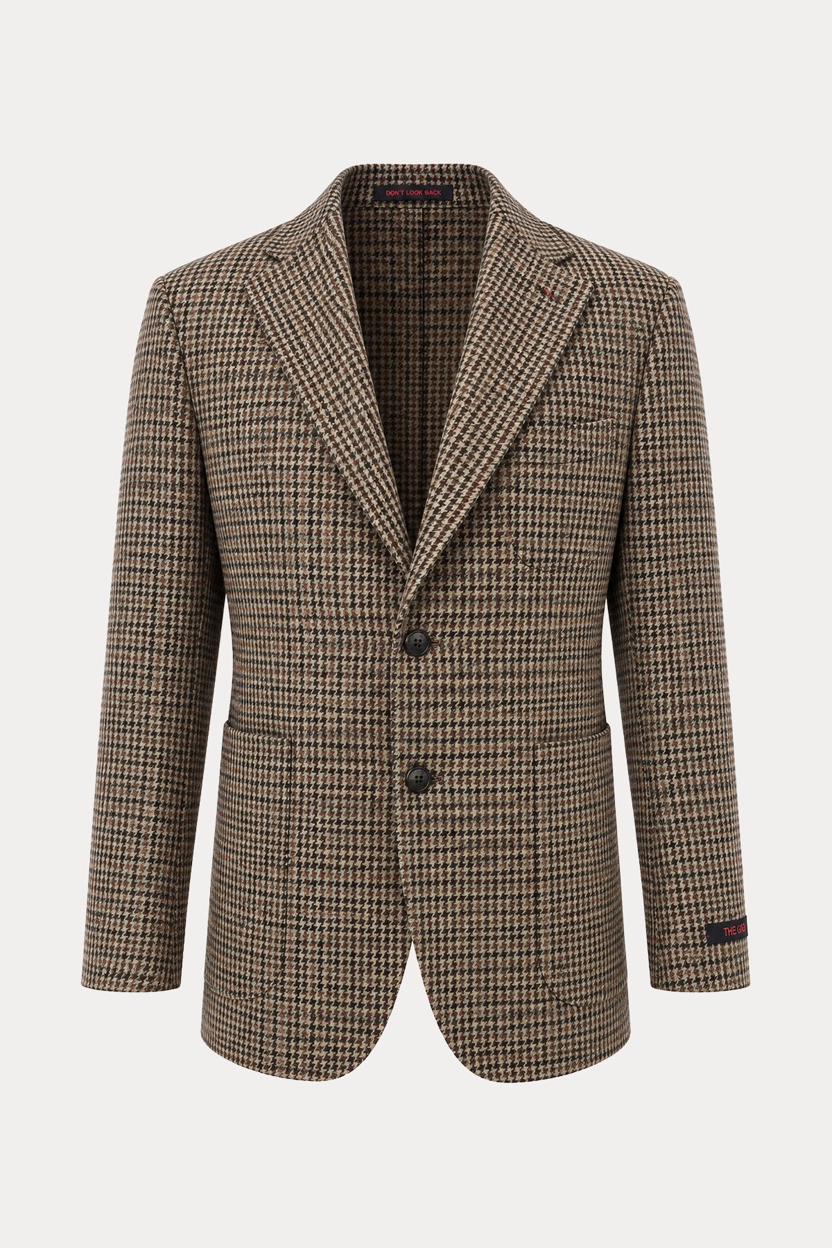 The Gigi Napoli Kazayağı Desenli Yün Blazer Ceket