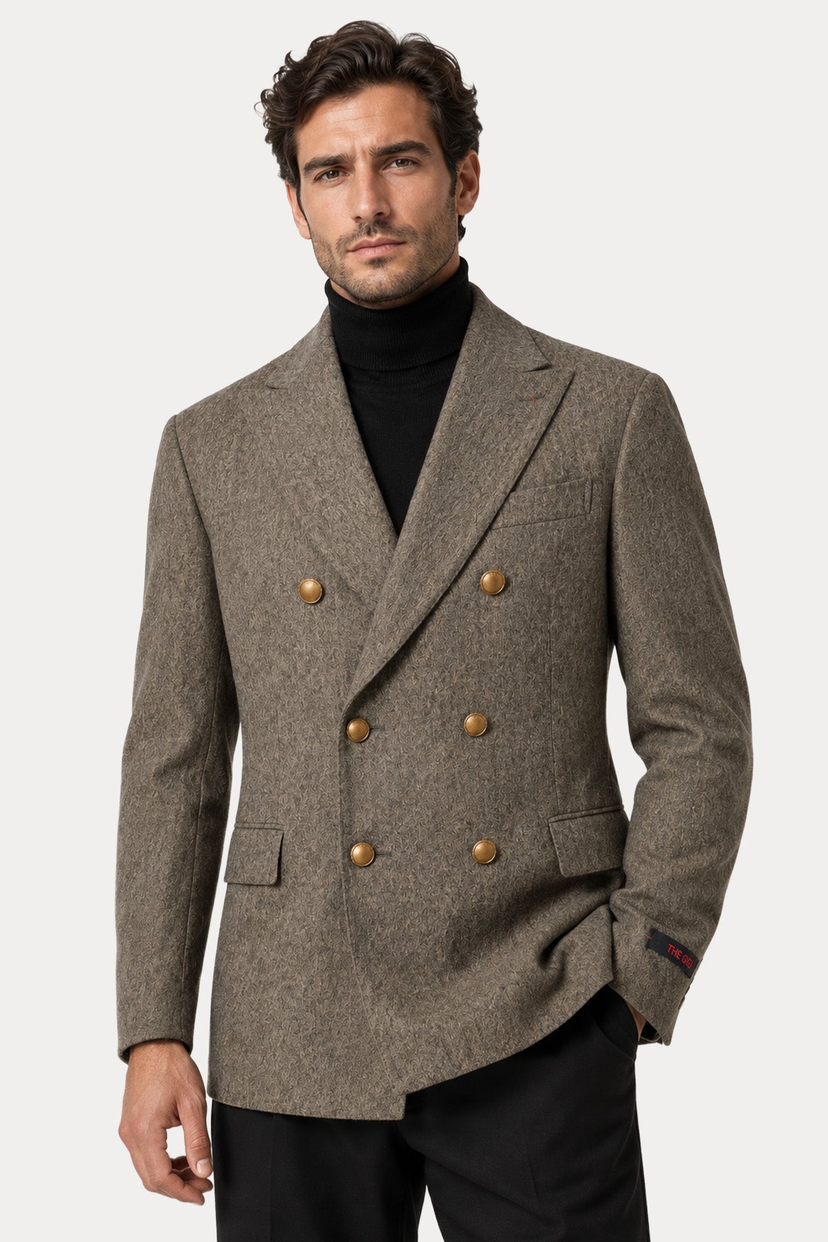 The Gigi Napoli Kruvaze Yün Blazer Ceket