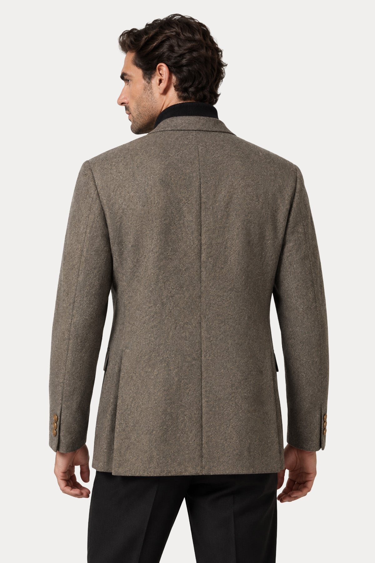The Gigi Napoli Kruvaze Yün Blazer Ceket