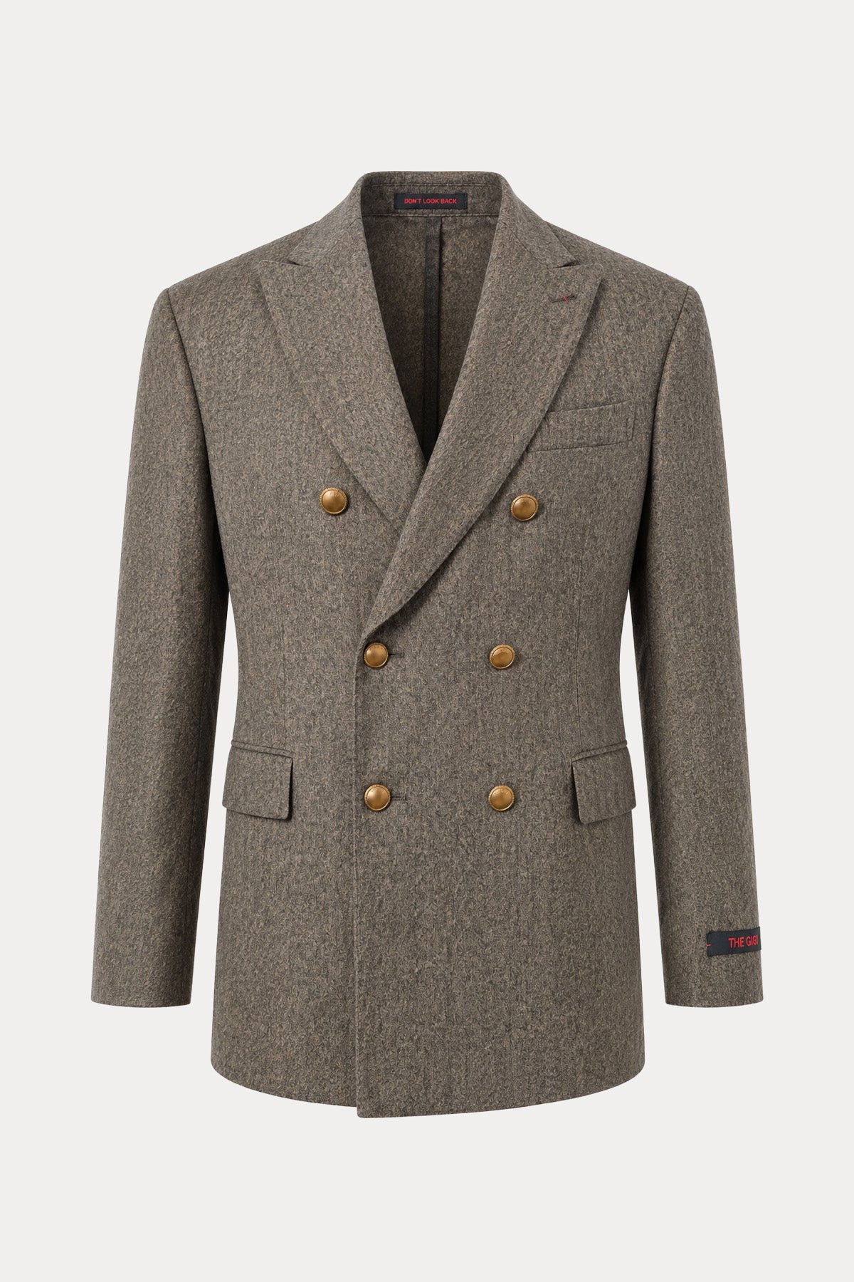 The Gigi Napoli Kruvaze Yün Blazer Ceket
