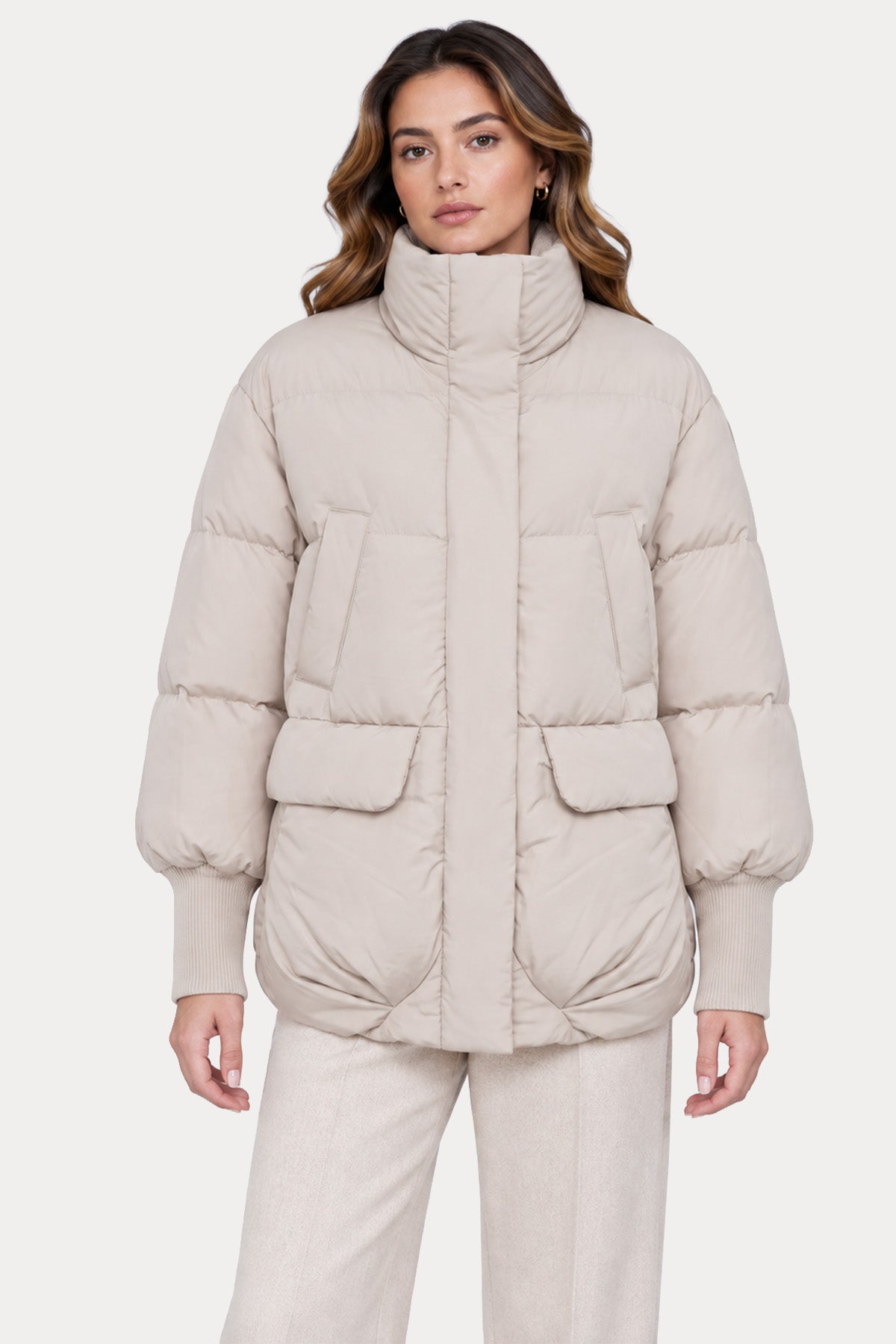 Hetrego Dik Yaka Puffer Mont