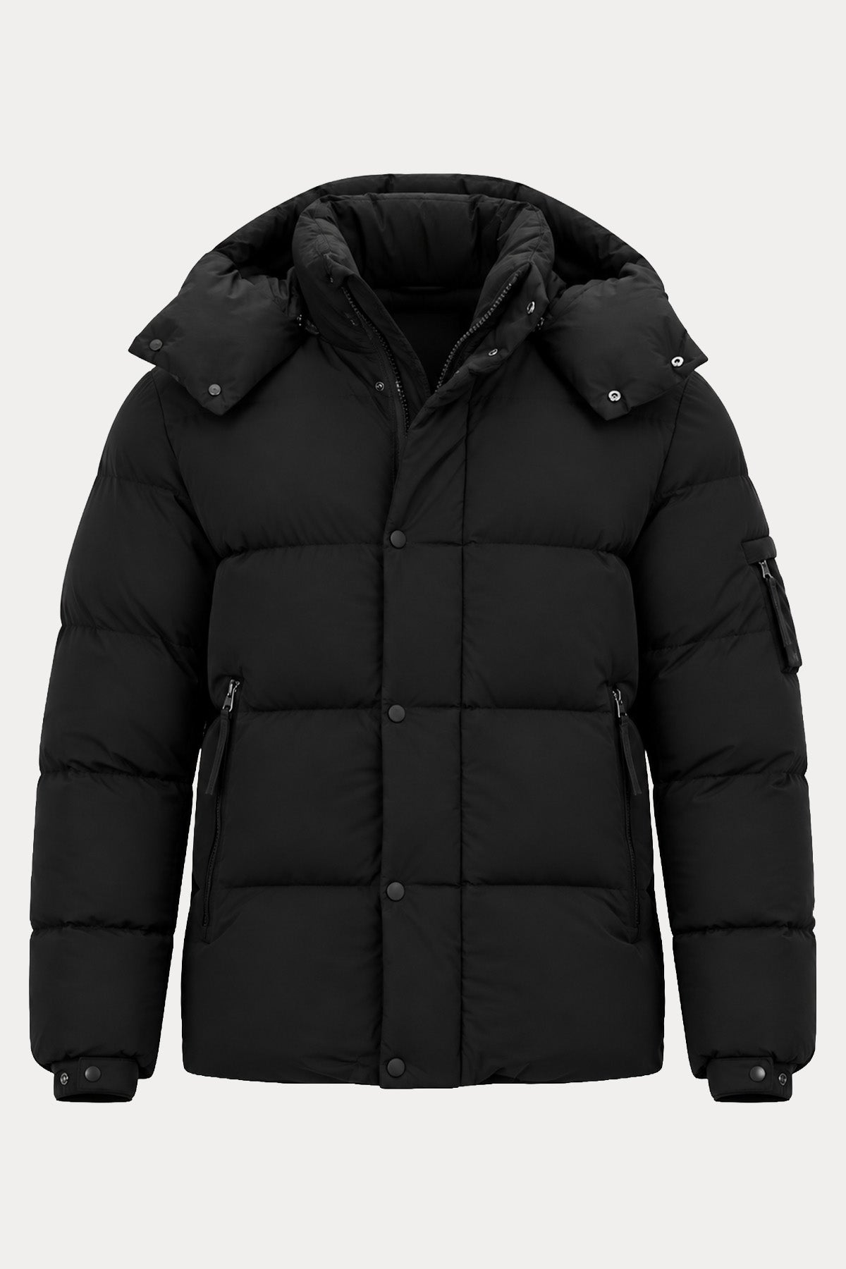 Hetrego Gaspard Relaxed Fit Kapüşonlu Puffer Mont