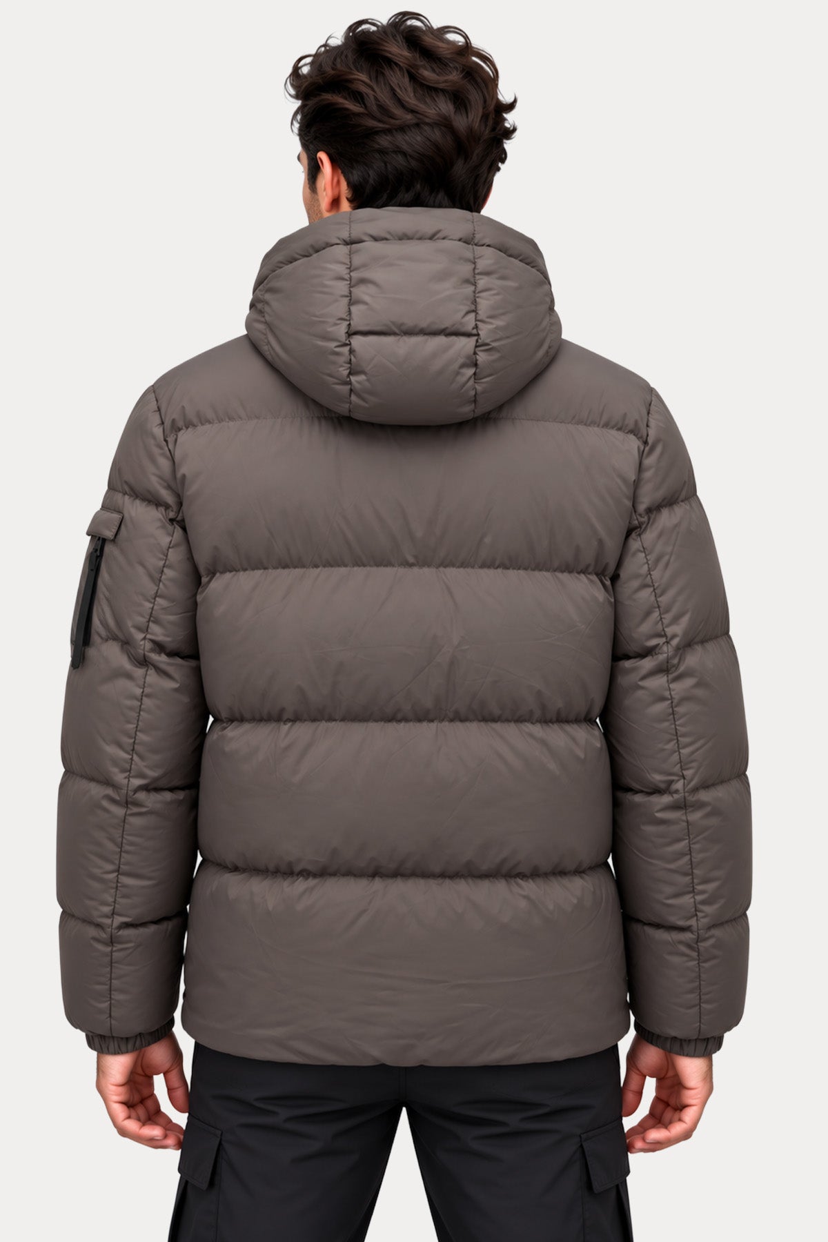 Hetrego Gaspard Relaxed Fit Kapüşonlu Puffer Mont