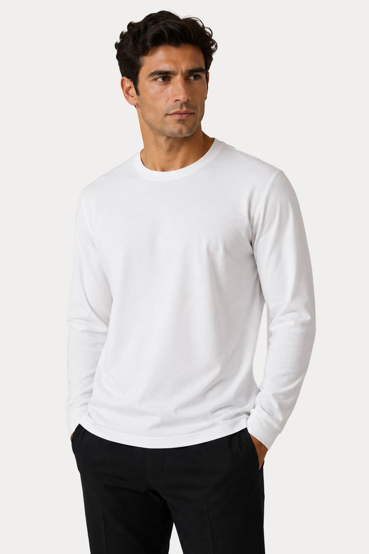 Gran Sasso Regular Fit Yuvarlak Yaka Jarse T-shirt
