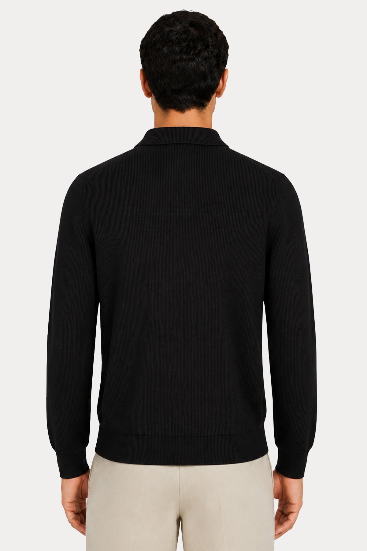 Gran Sasso Regular Fit Polo Yaka Örgü Yün Triko