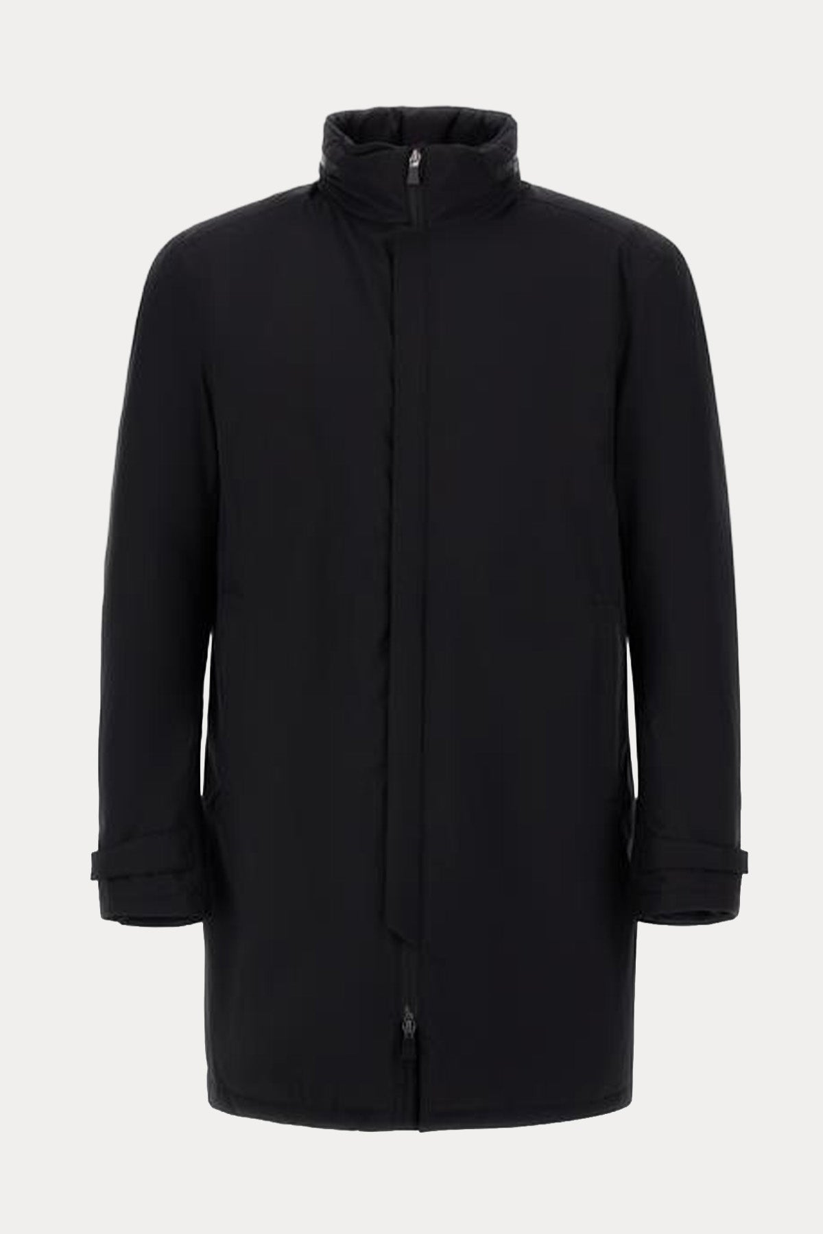 Herno Regular Fit Dik Yaka Uzun Puffer Mont