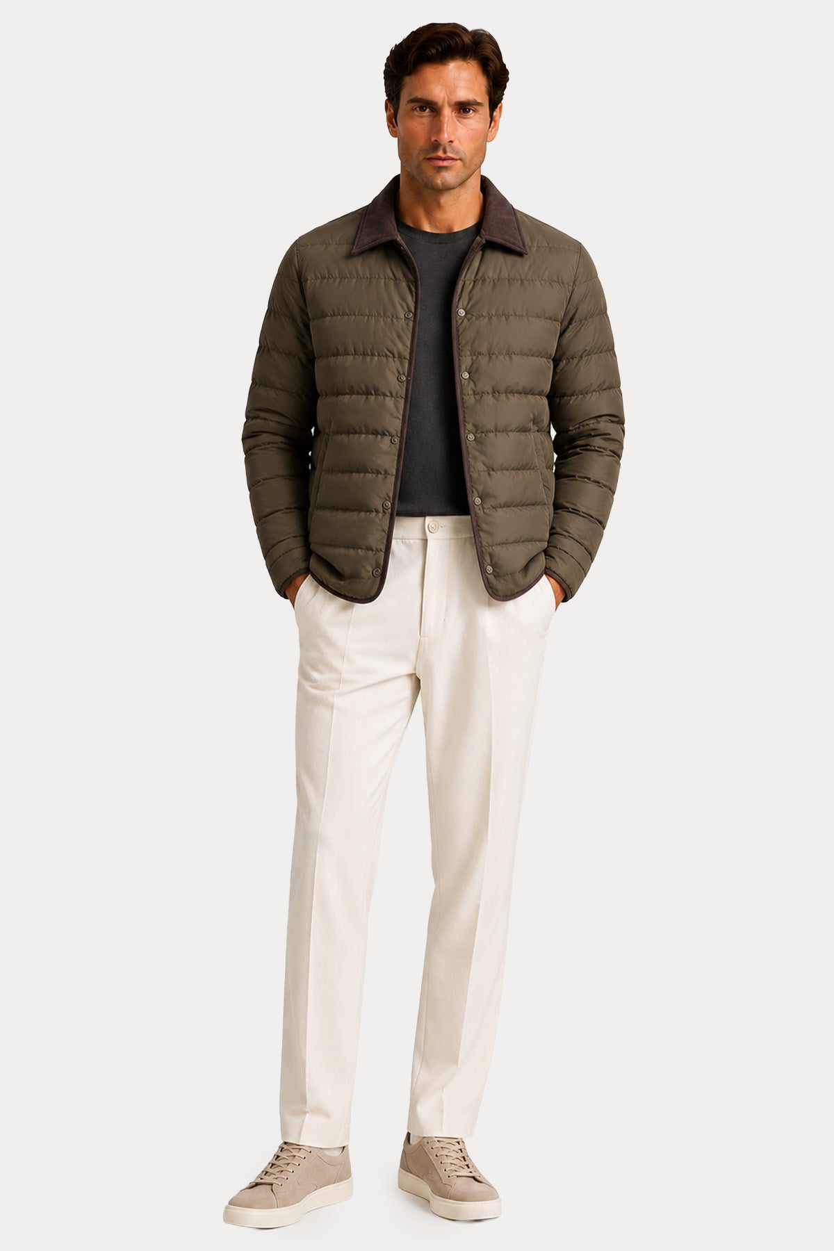 Herno Regular Fit Streç Puffer Mont