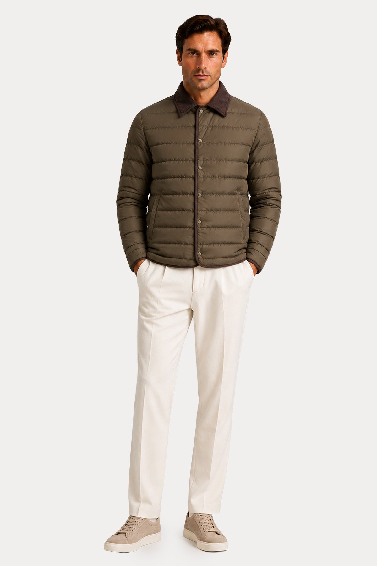 Herno Regular Fit Streç Puffer Mont
