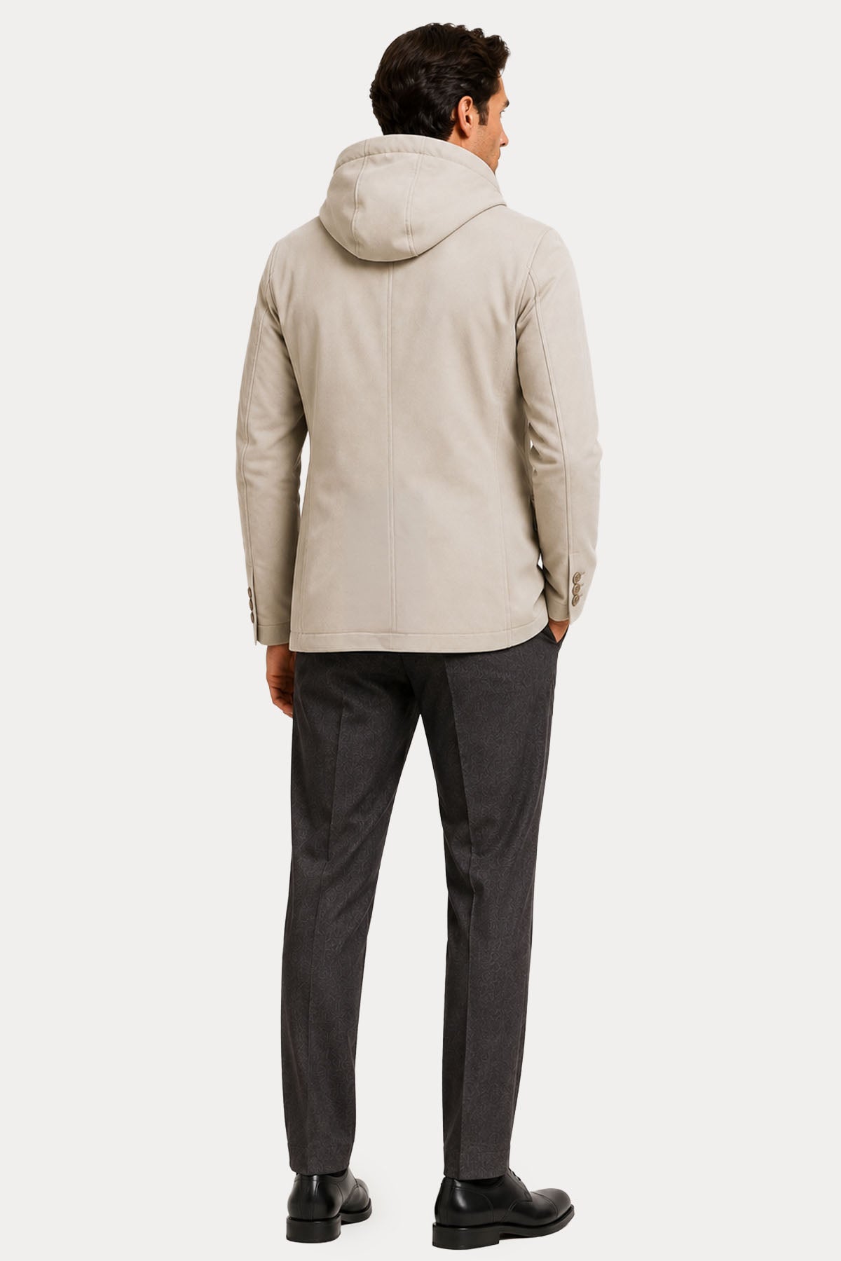 Herno Regular Fit Kapüşonlu Streç Puffer Blazer Mont Ceket