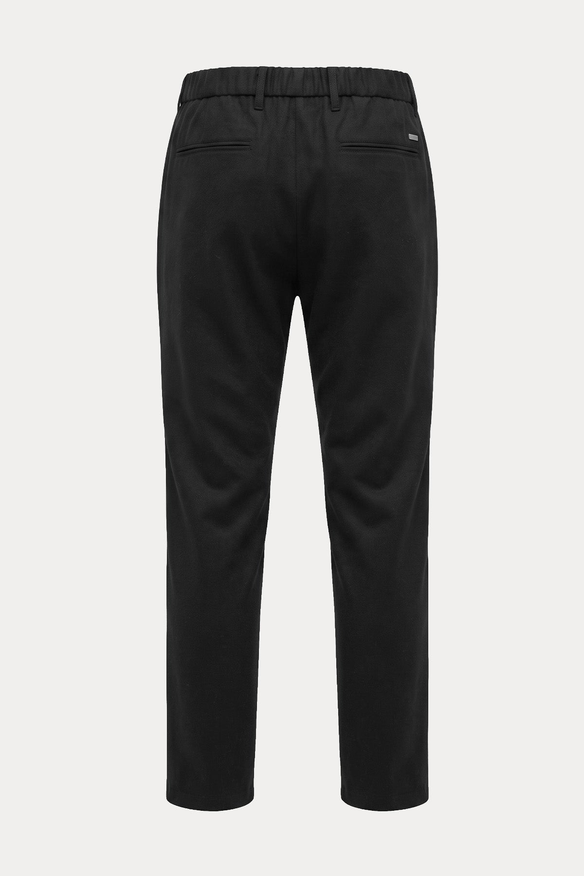 Herno Regular Fit Beli Lastikli Tek Pile Yün Pantolon