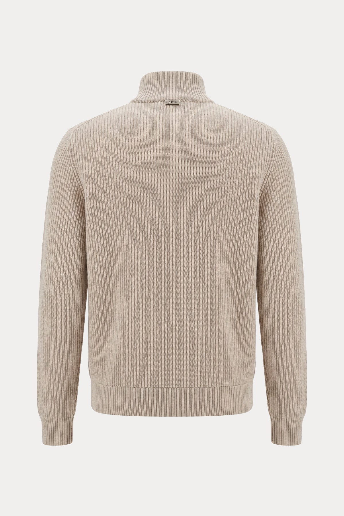 Herno Regular Fit Örgü Yün Peluş Ceket
