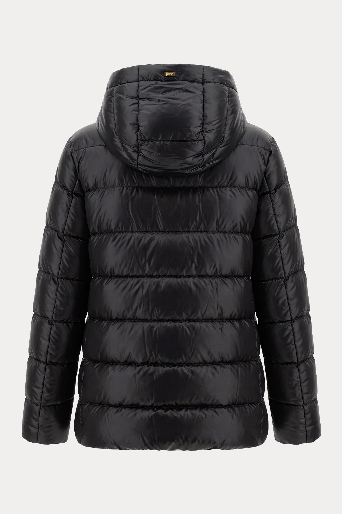 Herno Relaxed Fit Peluş İç Parçalı Kapüşonlu Puffer Mont