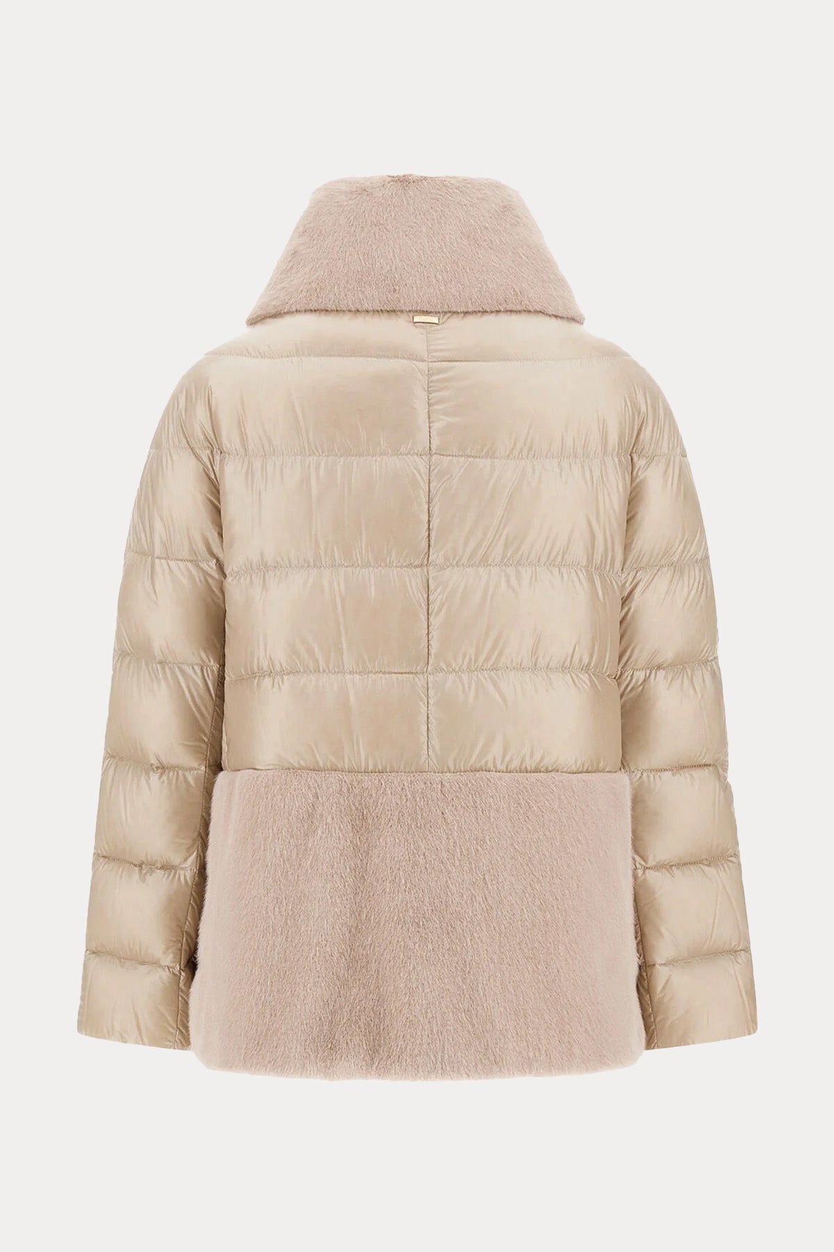 Herno Kürk Detaylı Dik Yaka Puffer Mont