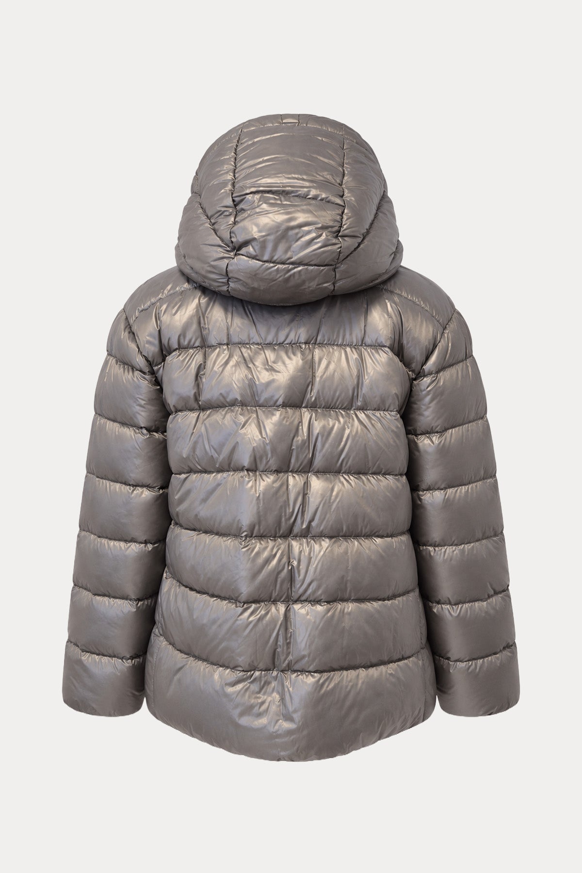 Herno Relaxed Fit Peluş İç Parçalı Kapüşonlu Puffer Mont
