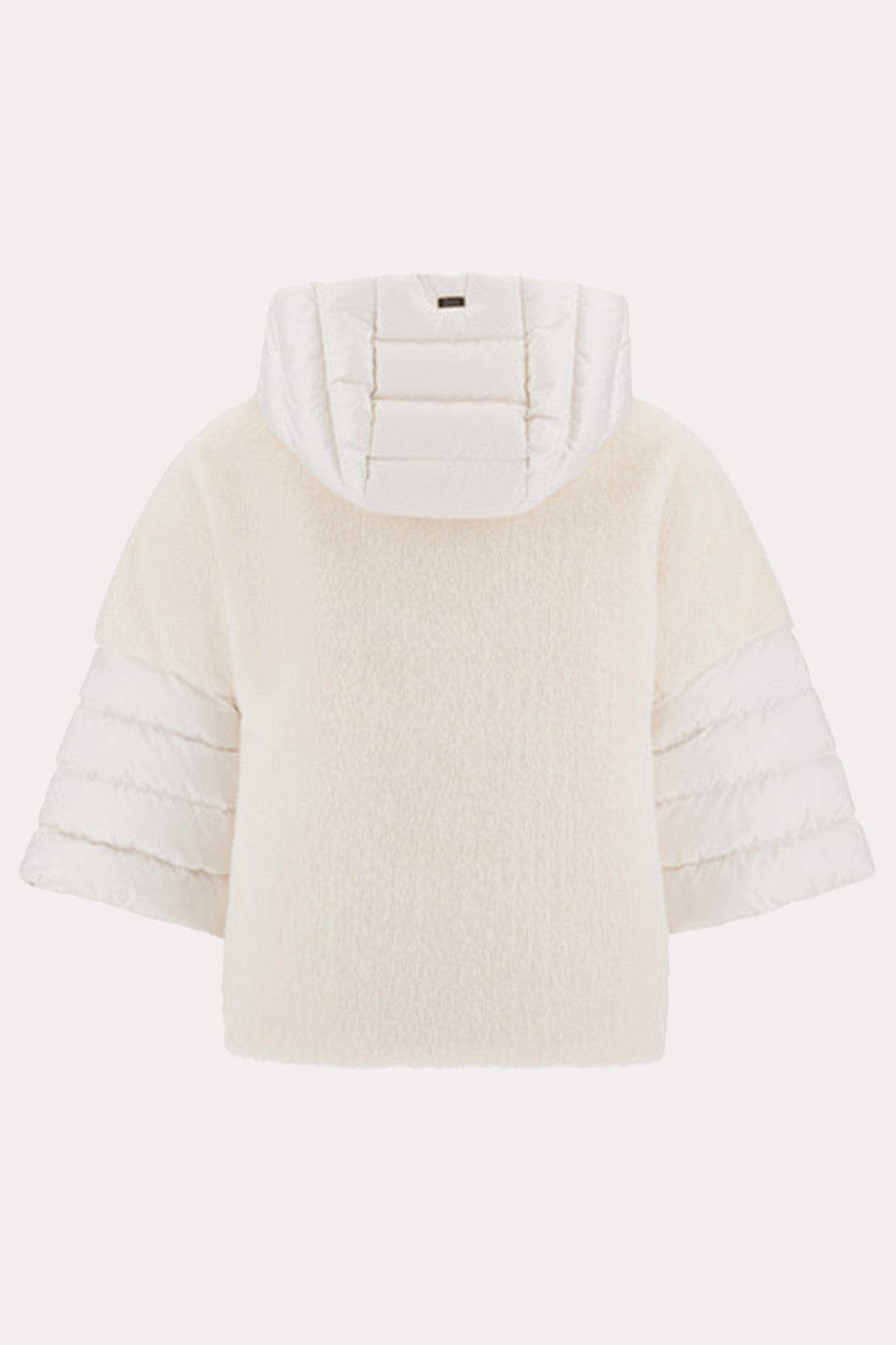 Herno Kolları Puffer Dik Yaka Peluş Ceket