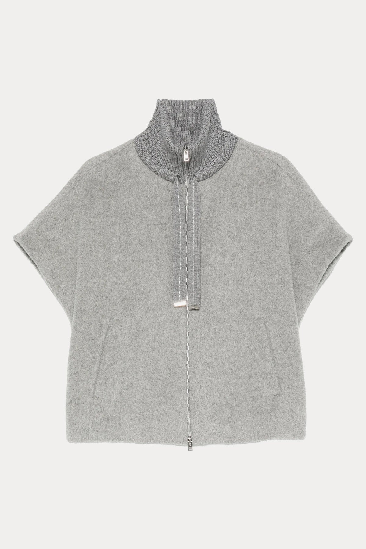 Herno Relaxed Fit Dik Yaka Yumuşak Dokulu Yün Ceket