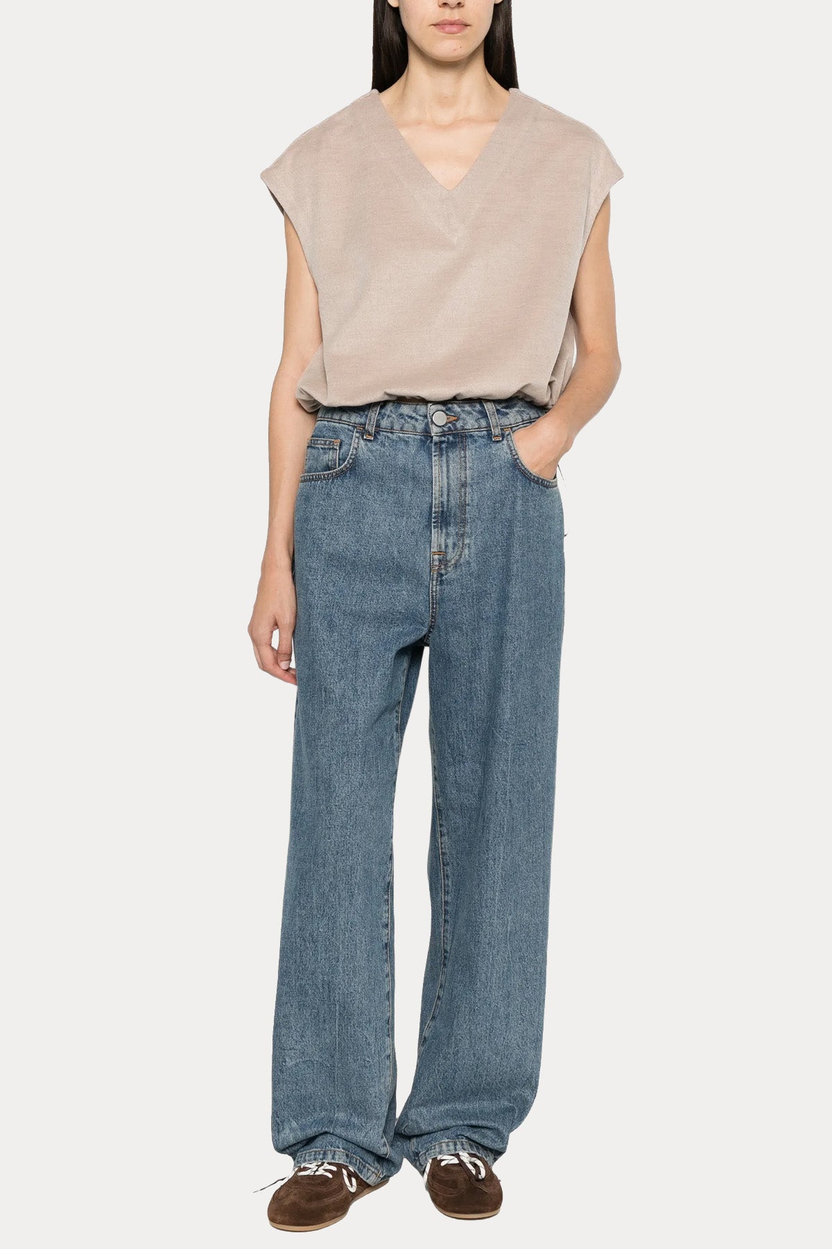 Herno Regular Fit Yumuşak Dokulu Yün Bluz