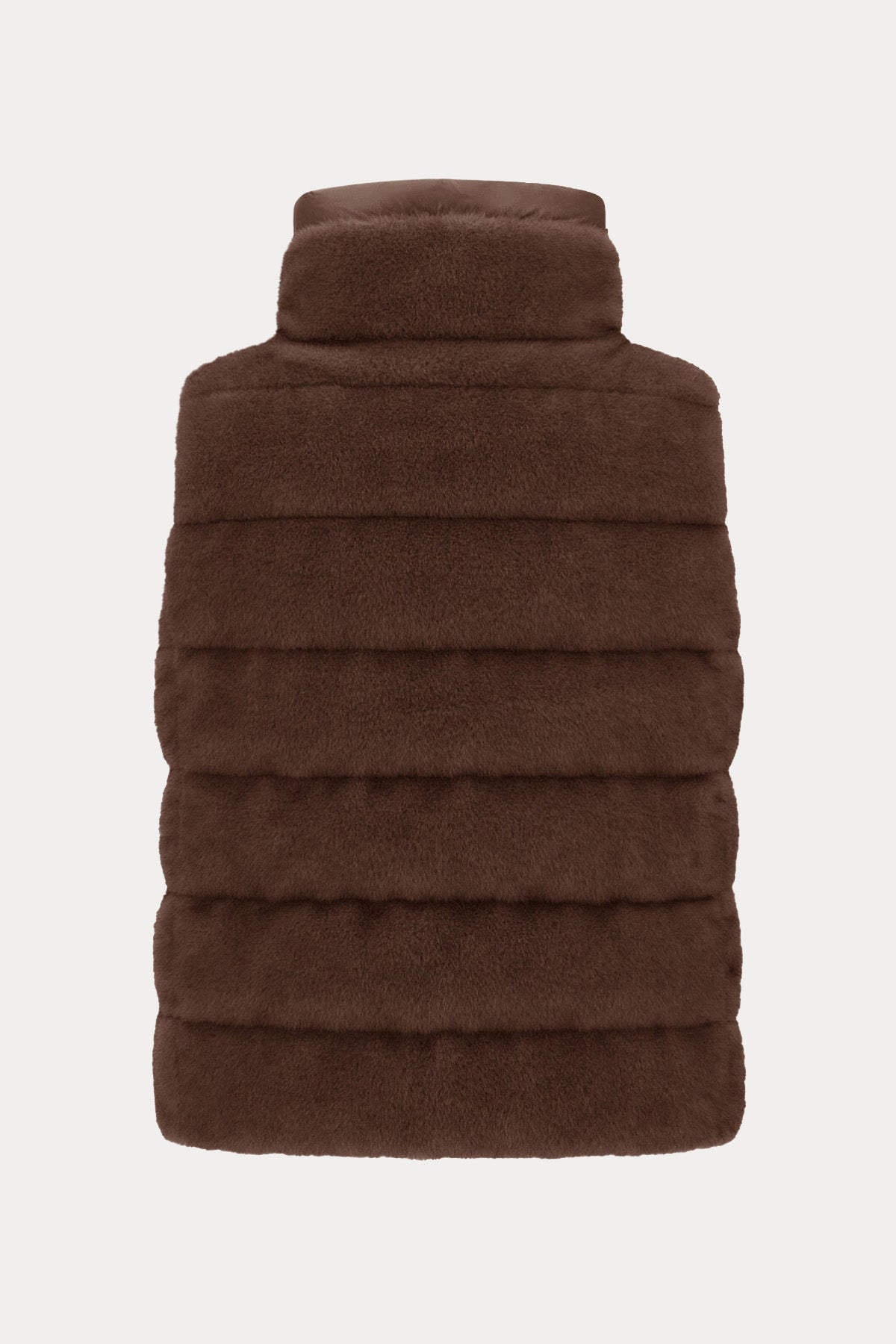 Herno Regular Fit Dik Yaka Peluş Puffer Yelek