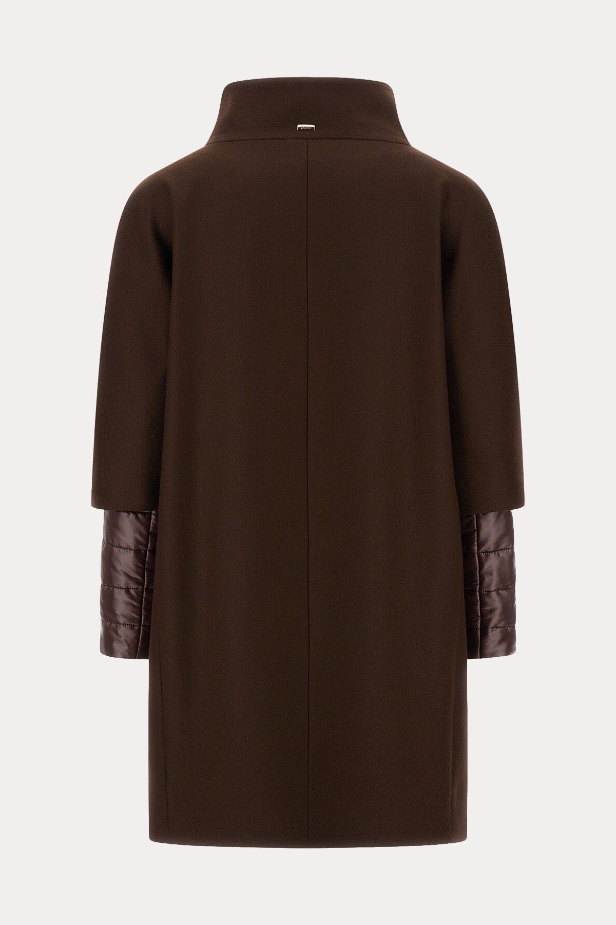 Herno Relaxed Fit Demonte İç Parçalı Puffer Yün Kaban