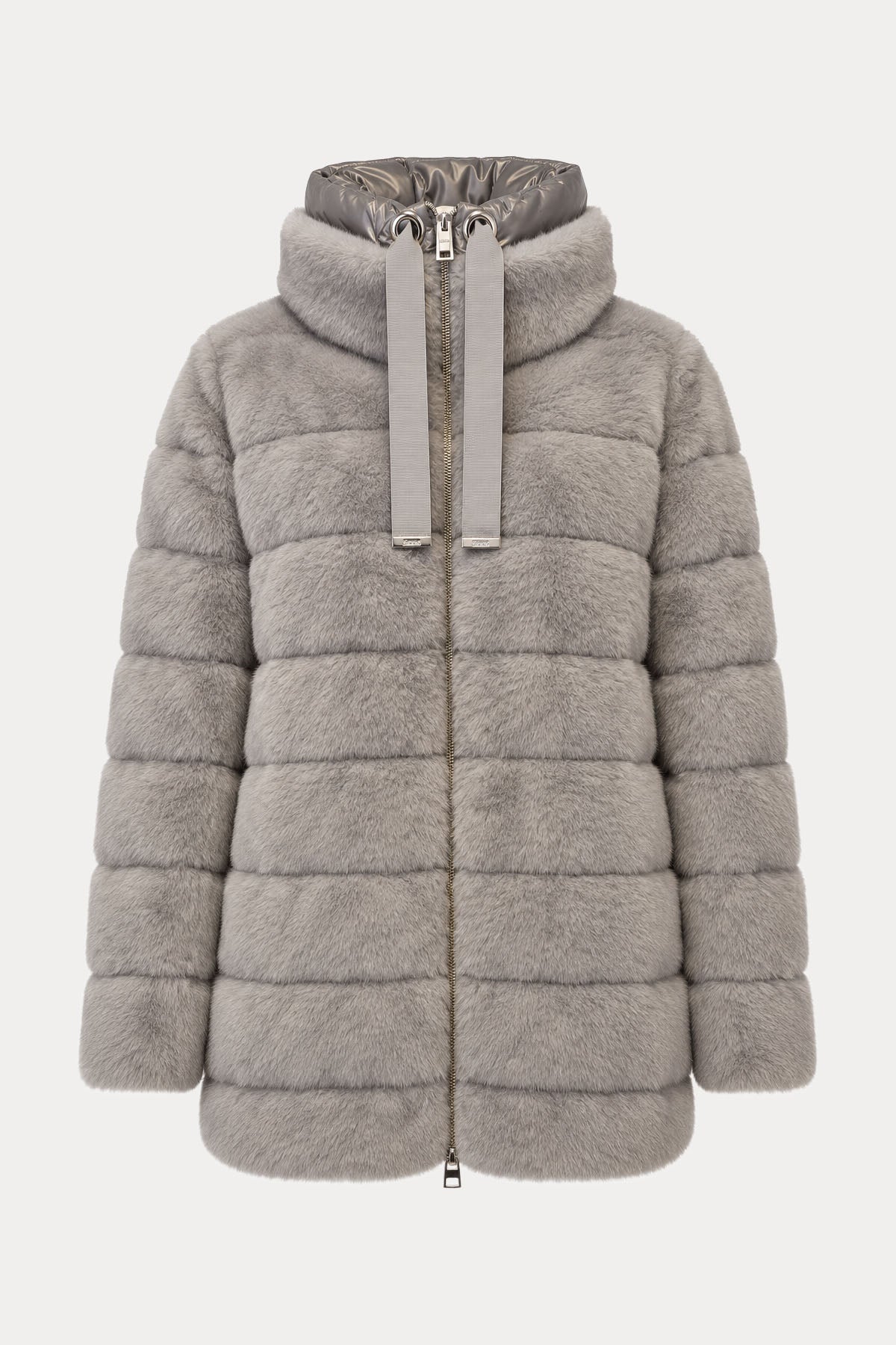 Herno Relaxed Fit Puffer Peluş Kaban