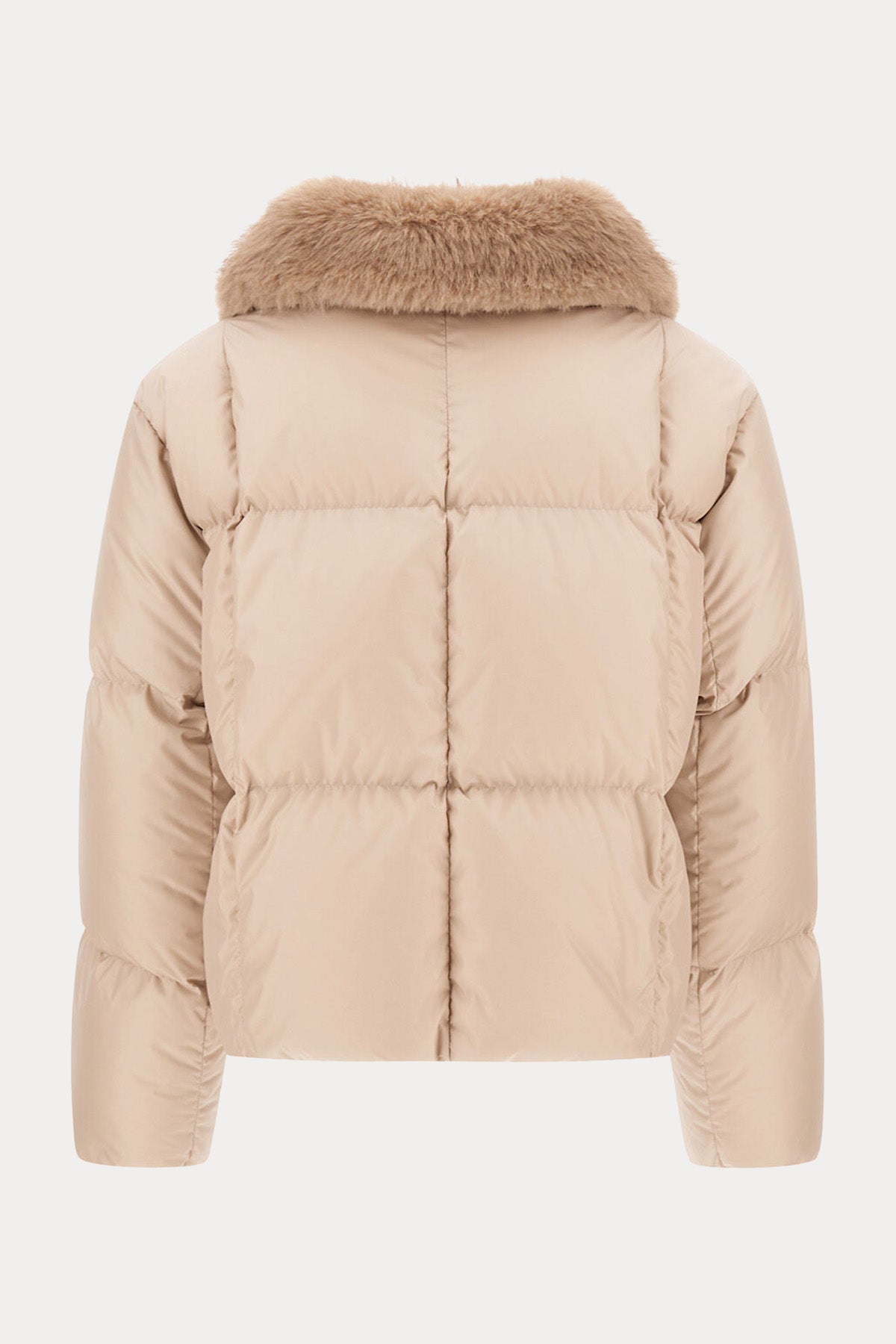 Herno Regular Fit Yakası Kürklü Puffer Mont
