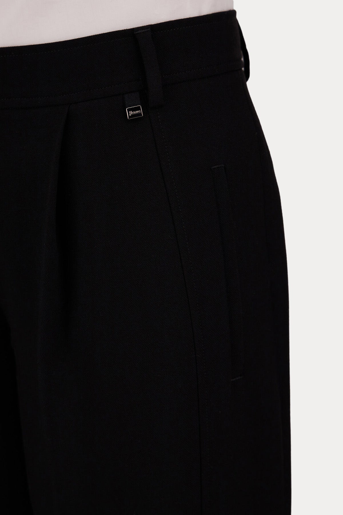 Herno Tek Pile Yandan Cepli Streç Twill Pantolon