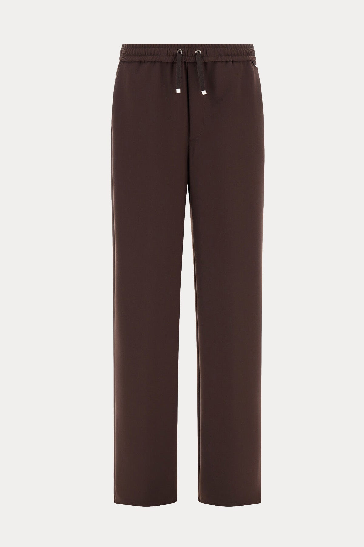 Herno Regular Fit Beli Lastikli Krep Pantolon