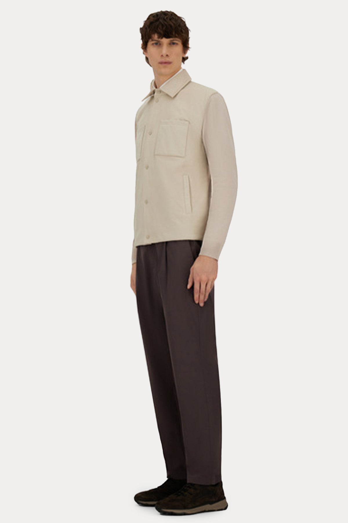 Herno Regular Fit Örgü Detaylı Ceket