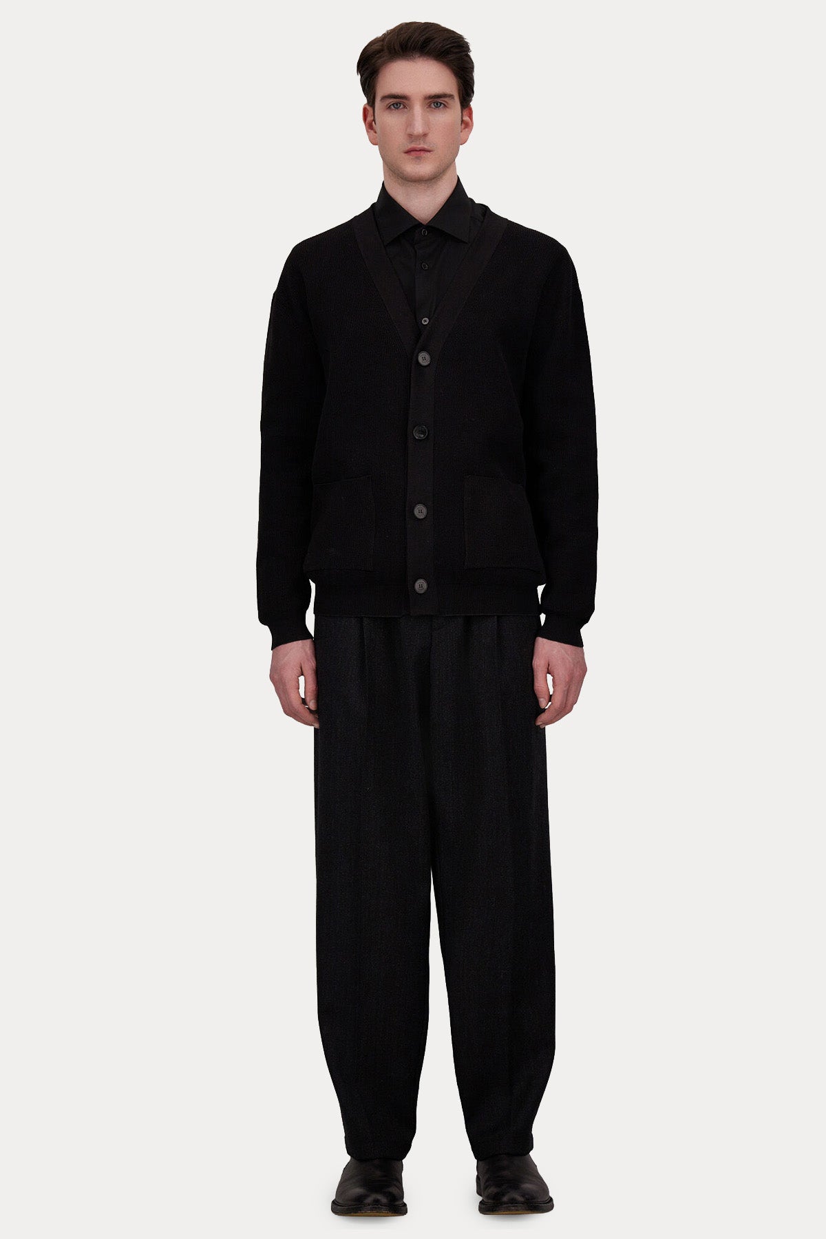 Herno Regular Fit Örgü Triko Ceket