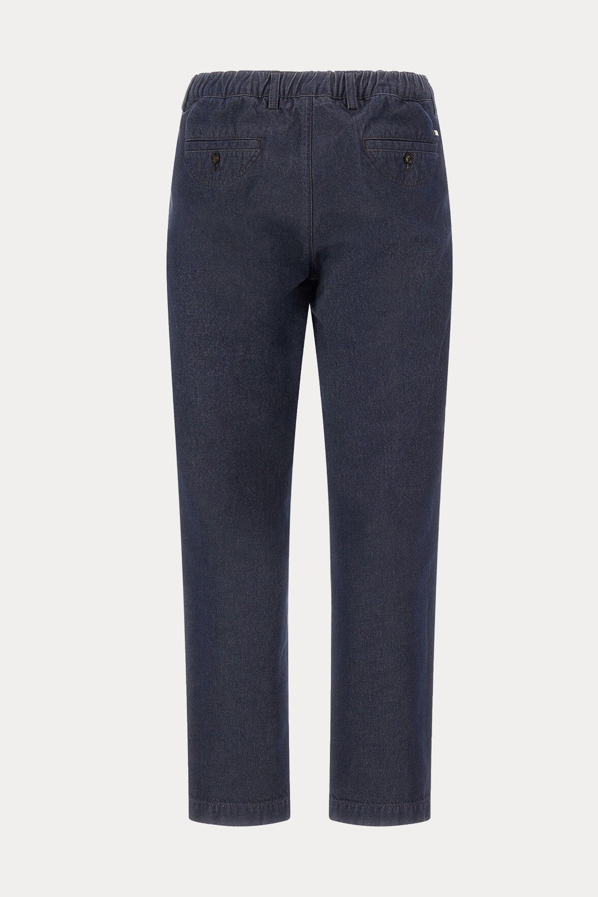 Herno Regular Fit Beli Lastikli Tek Pile Denim Pantolon