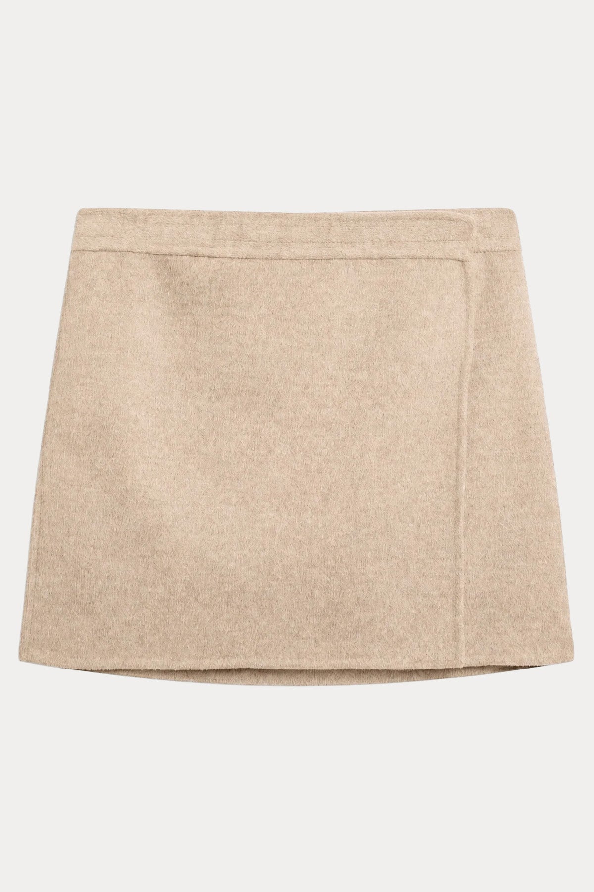 Semicouture Kruvaze Yün Mini Etek