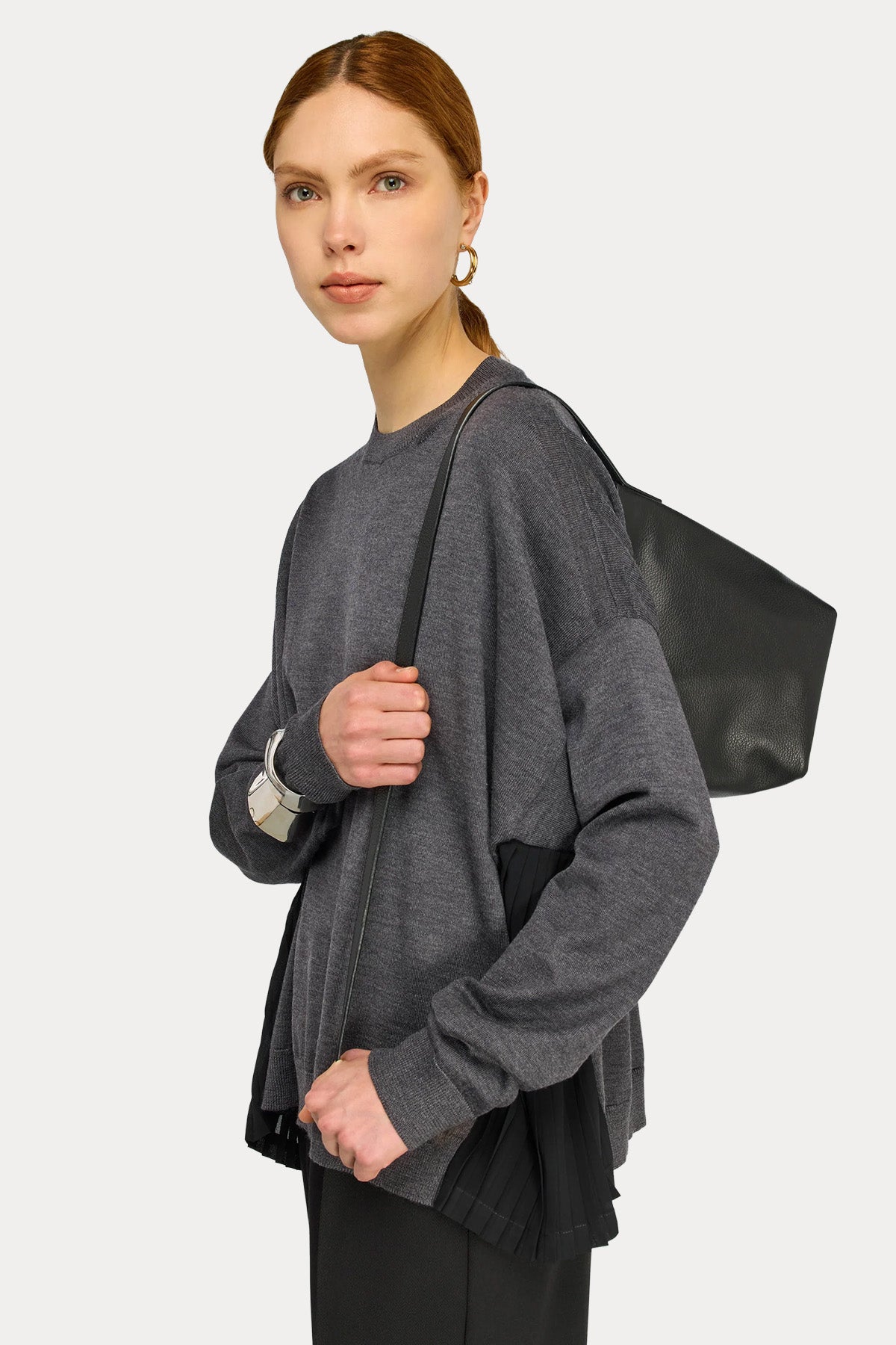 Semicouture Relaxed Fit İnce Örgü Yün Triko