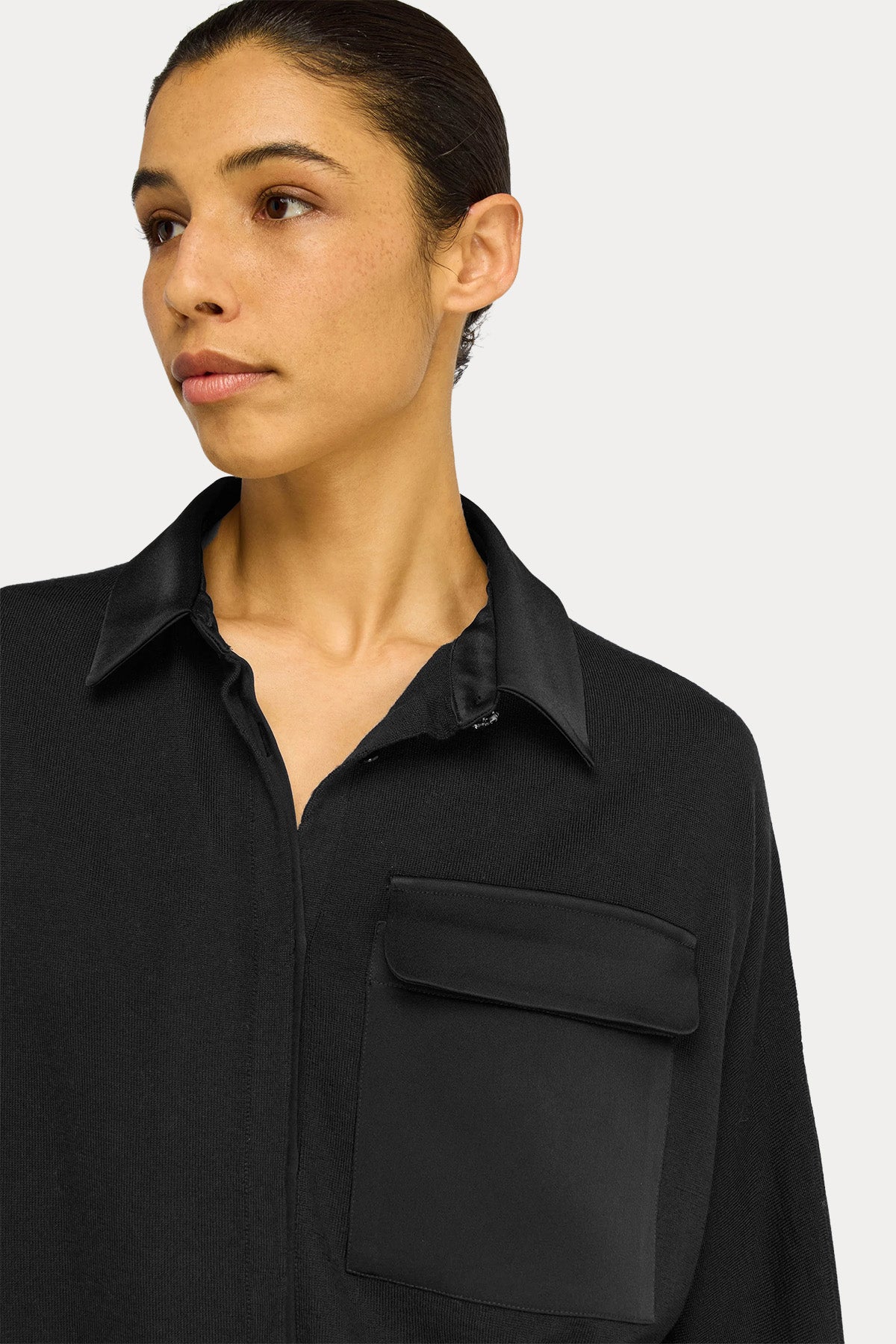 Semicouture Comfort Fit Polo Yaka Yün Triko Bluz