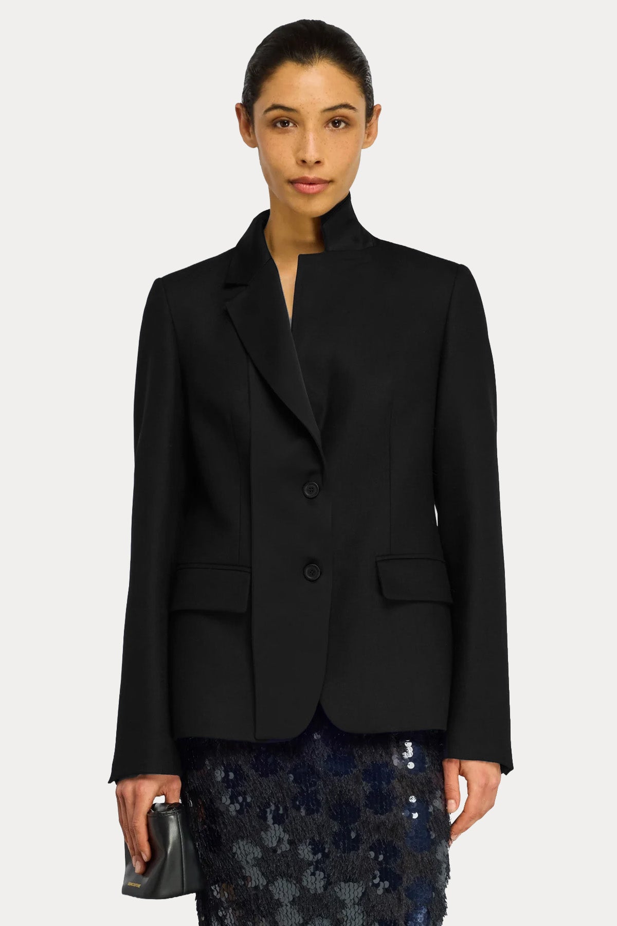 Semicouture Regular Fit Yün Blazer Ceket