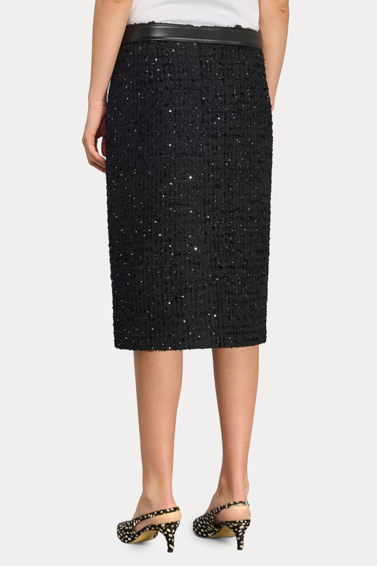 Semicouture Regular Fit Midi Tüvit Etek