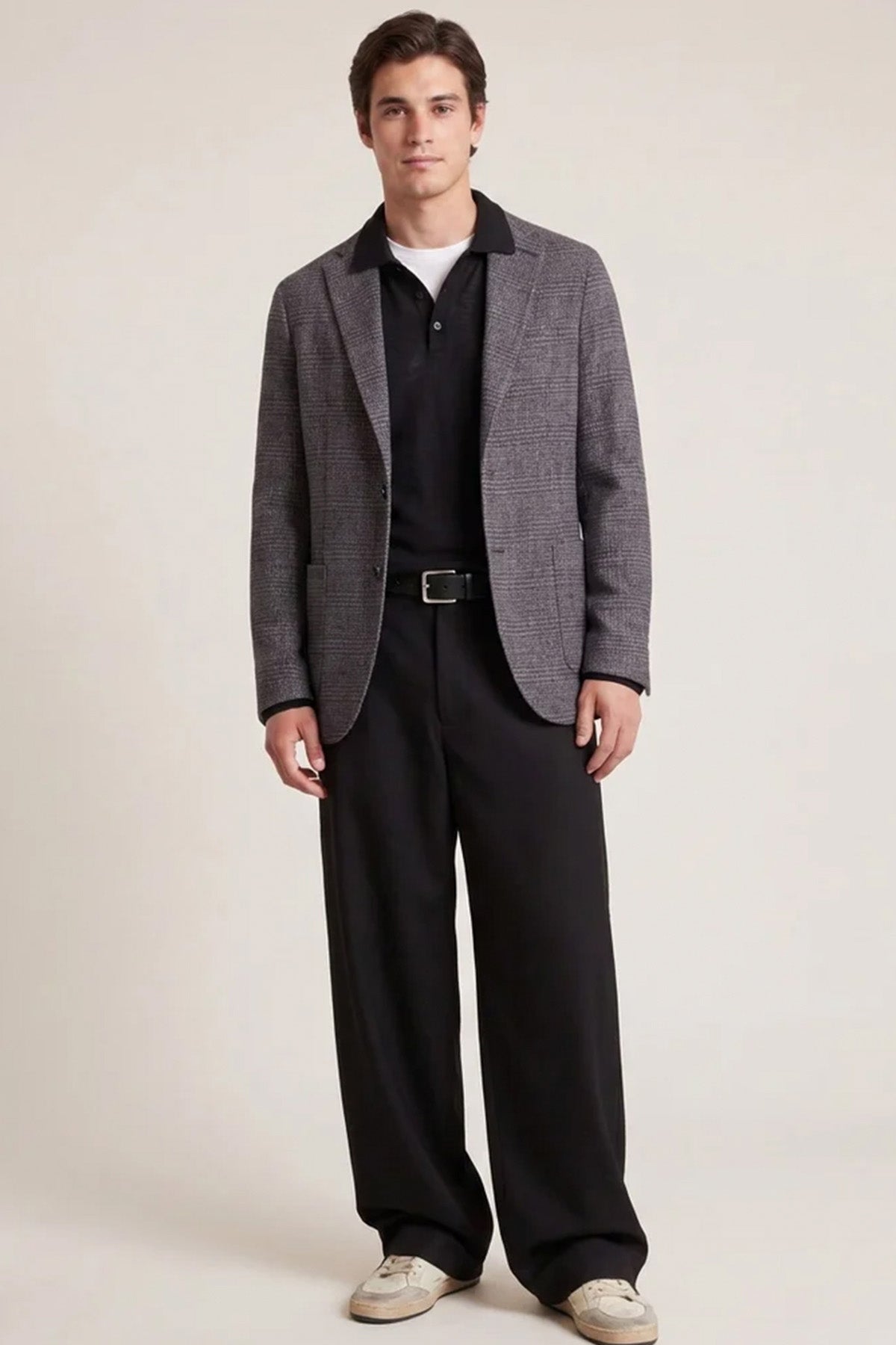Circolo 1901 Ekose Desenli Streç Blazer Ceket
