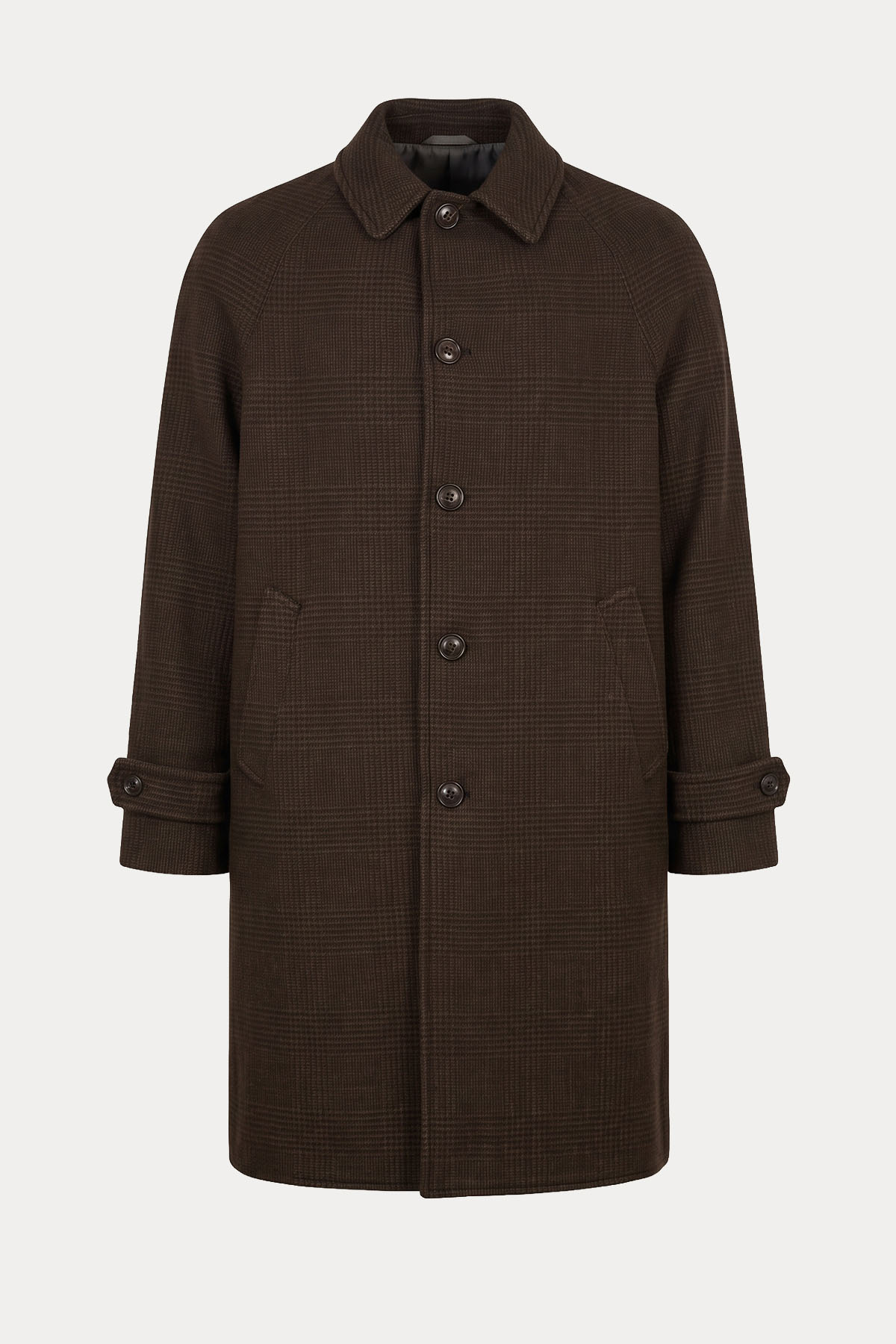Circolo 1901 Relaxed Fit Ekose Desenli Yün Kaban