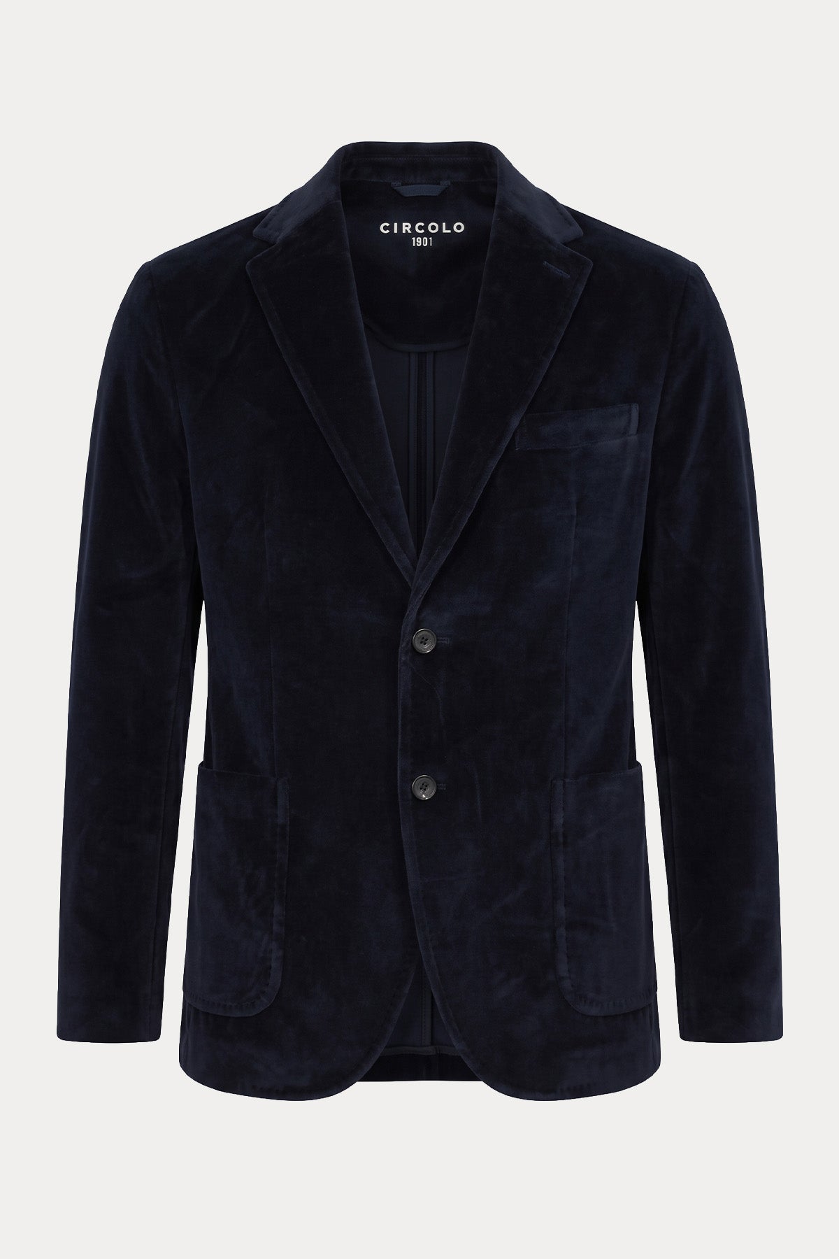 Circolo 1901 Spor Cepli Kadife Blazer Ceket