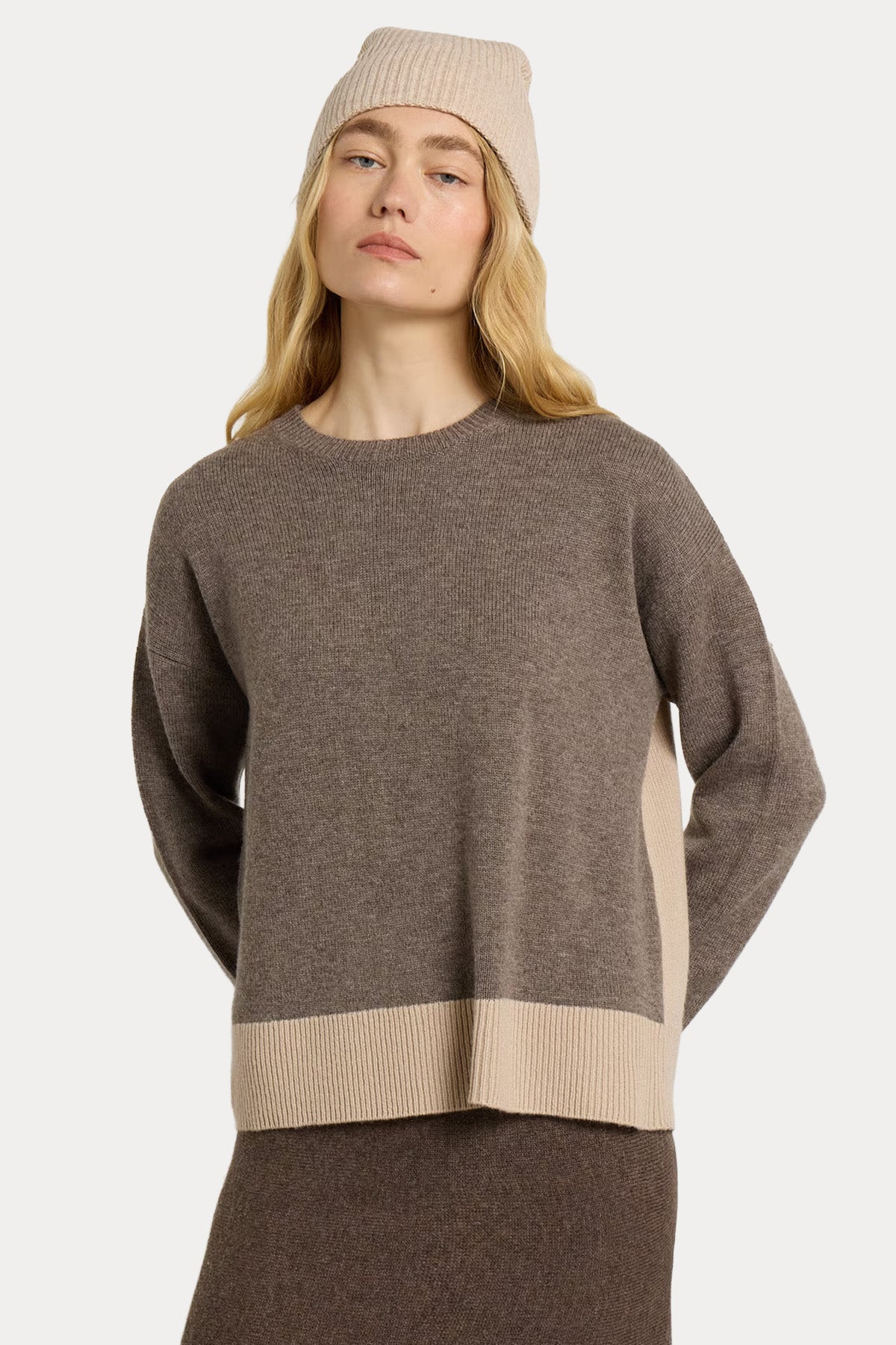 Majestic Relaxed Fit Kaşmir Örgü Yün Triko