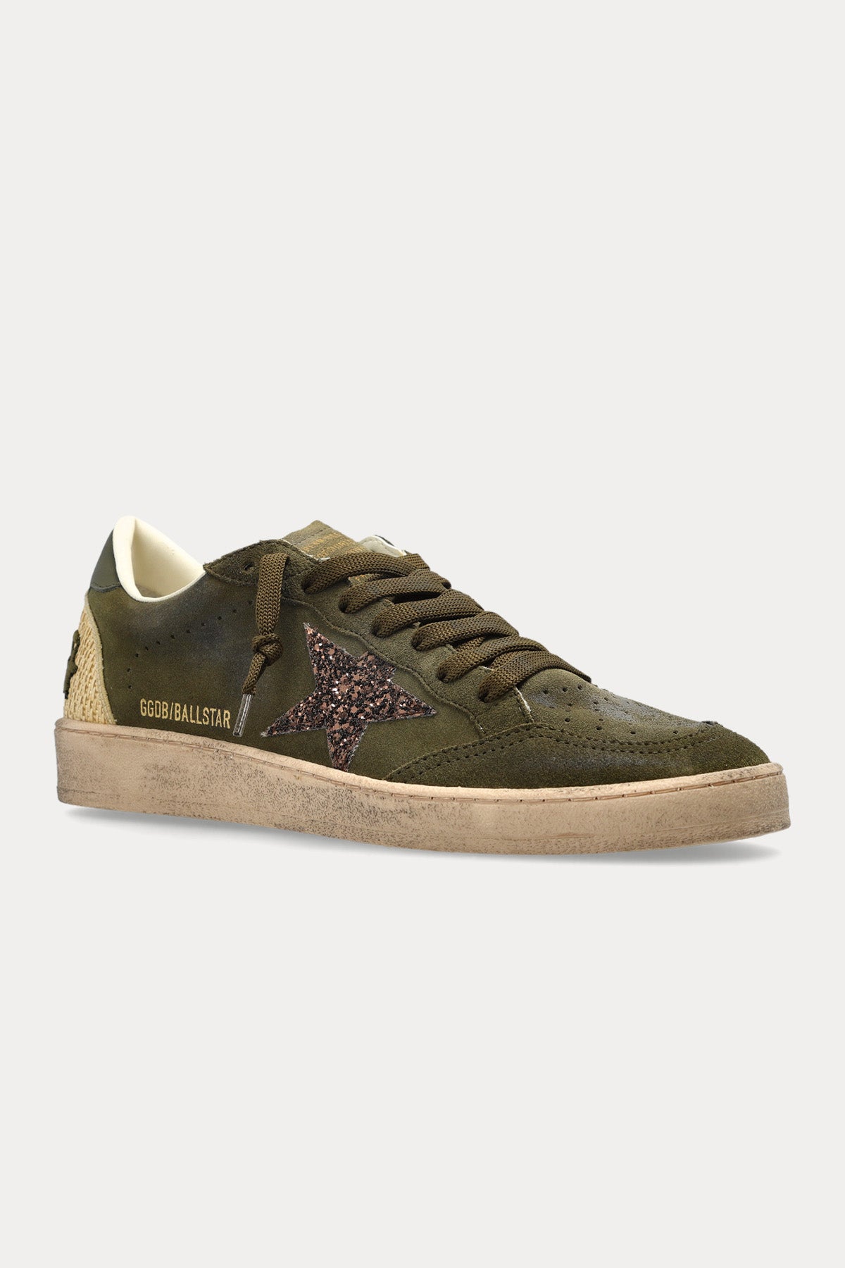 Golden Goose Ball-Star Payetli Süet Sneaker Ayakkabı