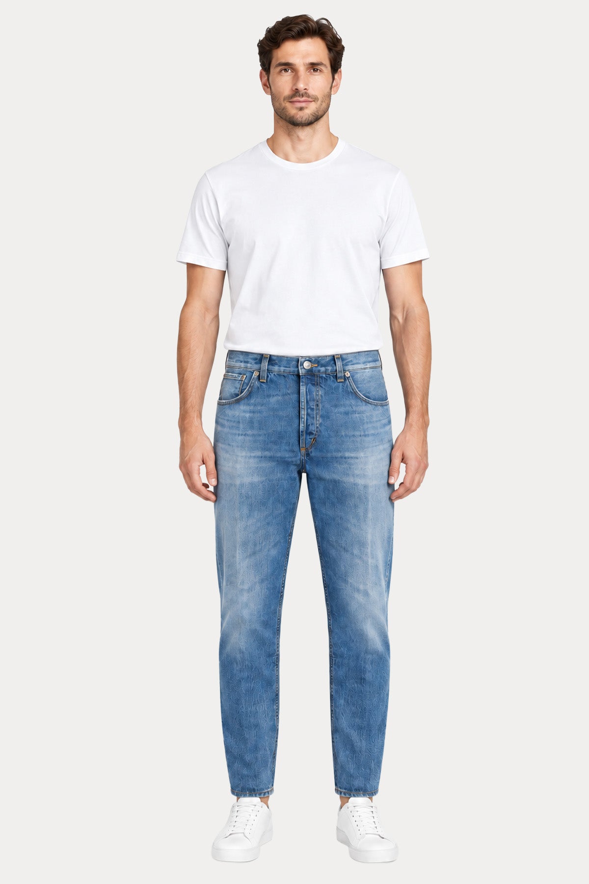 Dondup Brighton Carrot Fit Yıkamalı Jeans