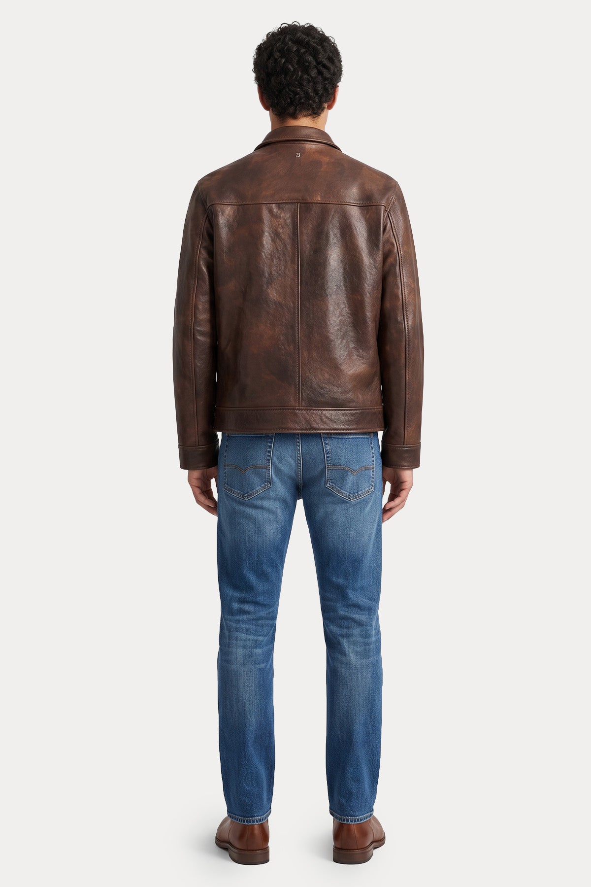 Dondup Regular Fit Deri Ceket