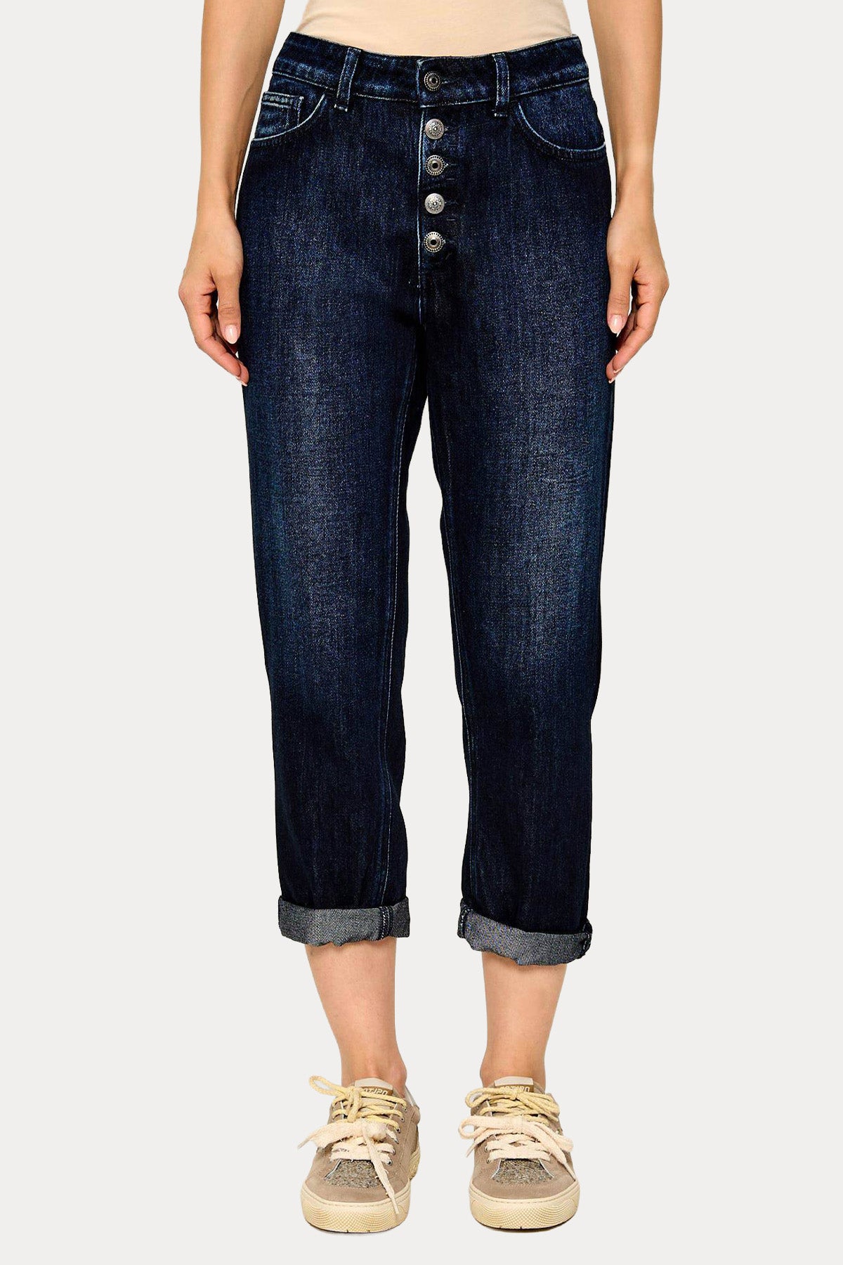 Dondup Koons Loose Fit Yıkamalı Jeans