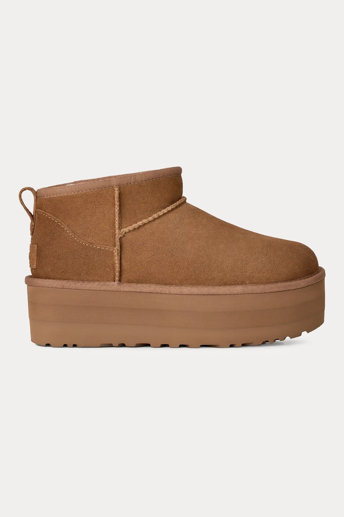 Ugg Chestnut Classic Ultra Mini Platform Bot