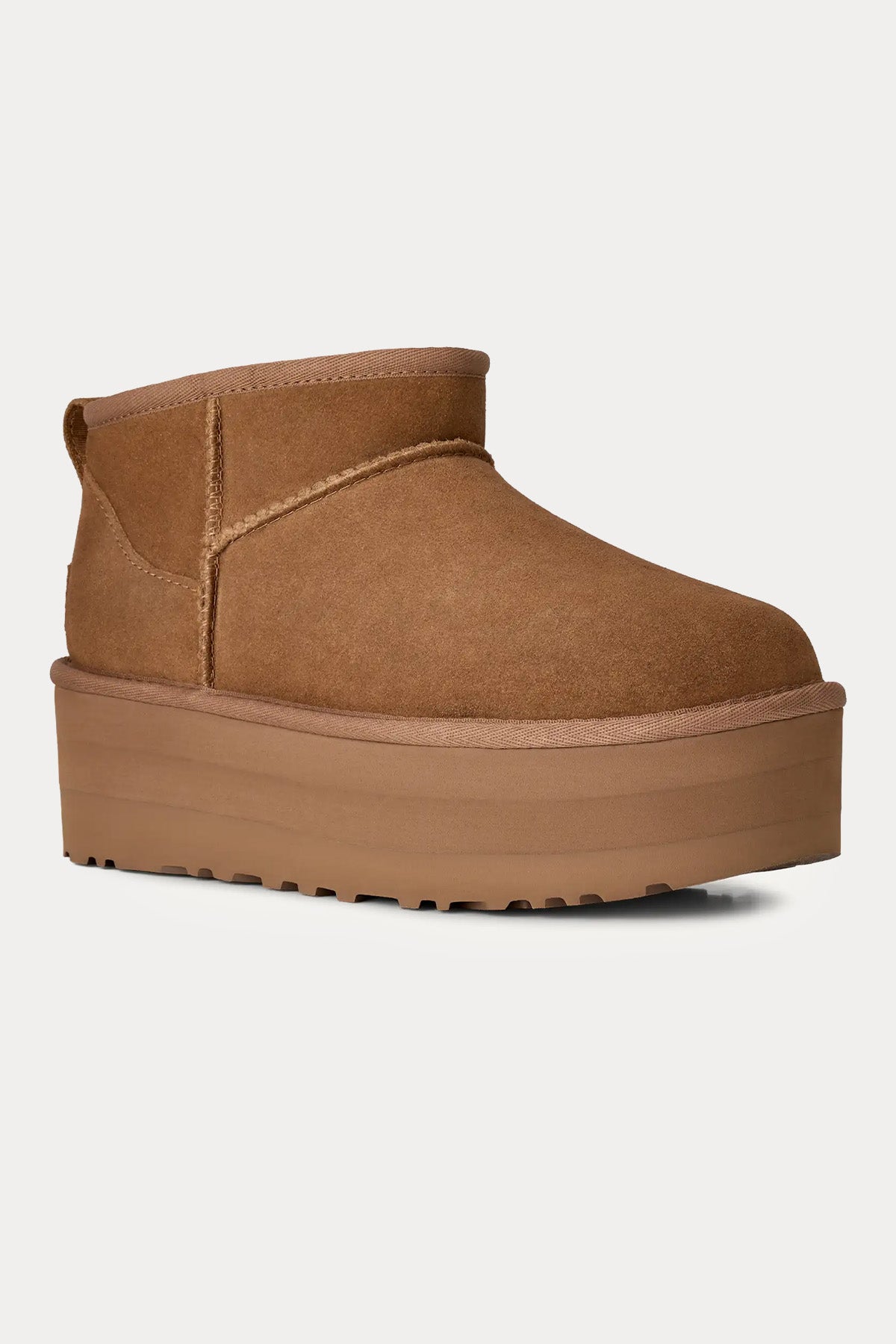 Ugg Chestnut Classic Ultra Mini Platform Bot
