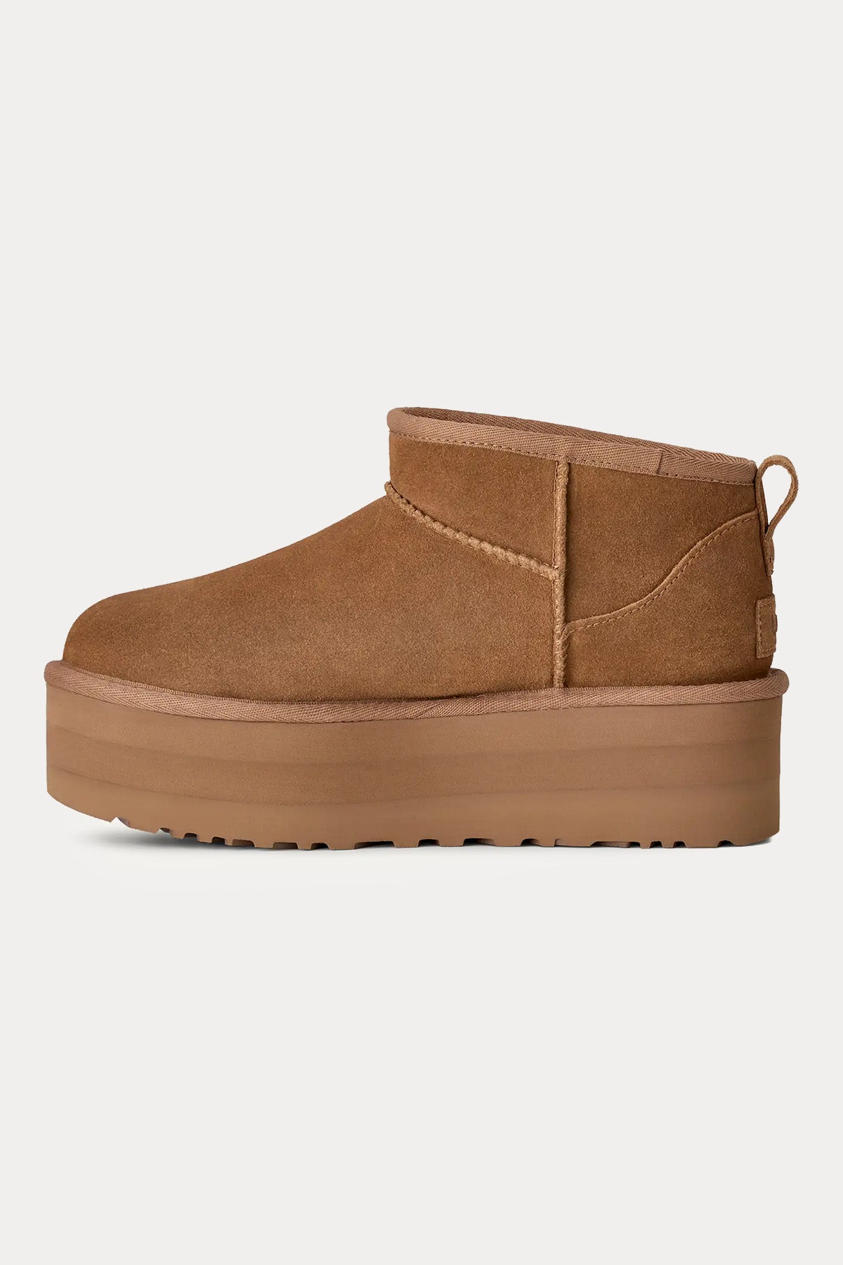 Ugg Chestnut Classic Ultra Mini Platform Bot