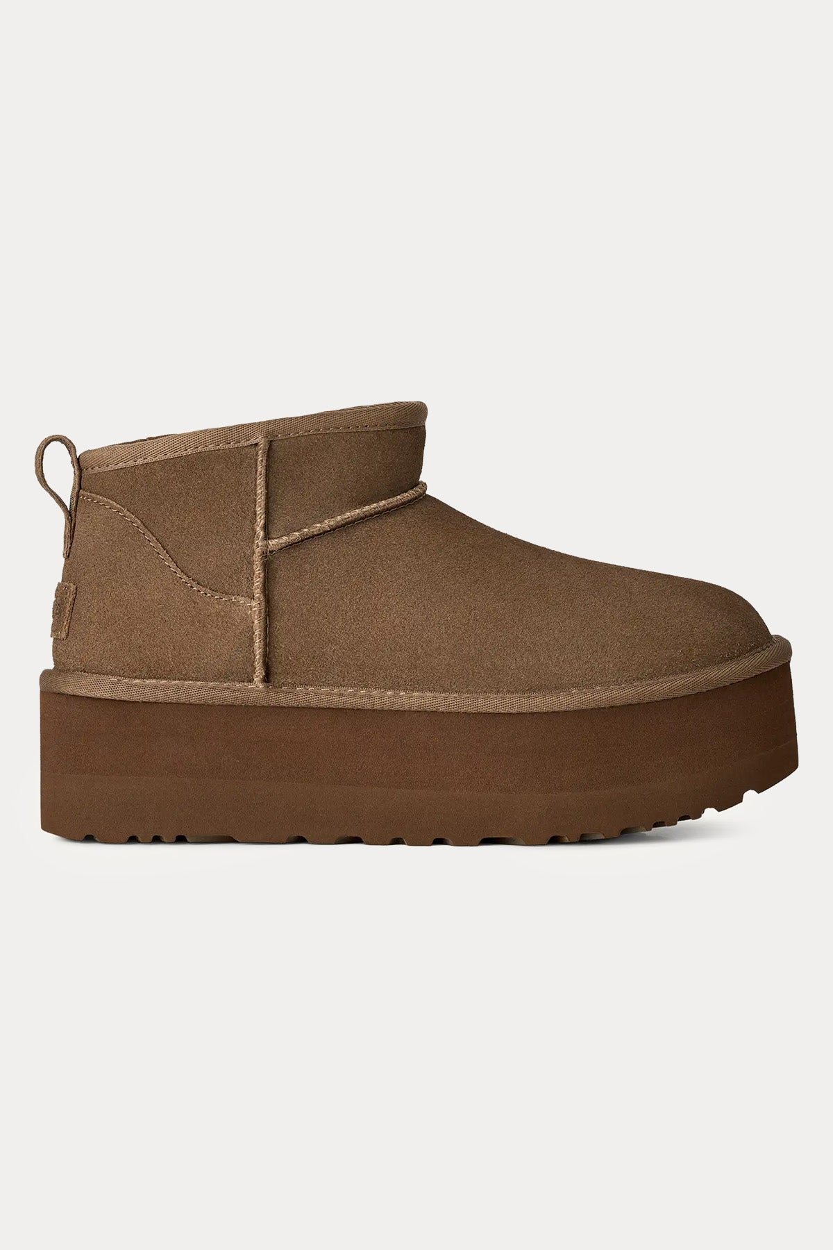Ugg Light Bronze Classic Ultra Mini Platform Bot